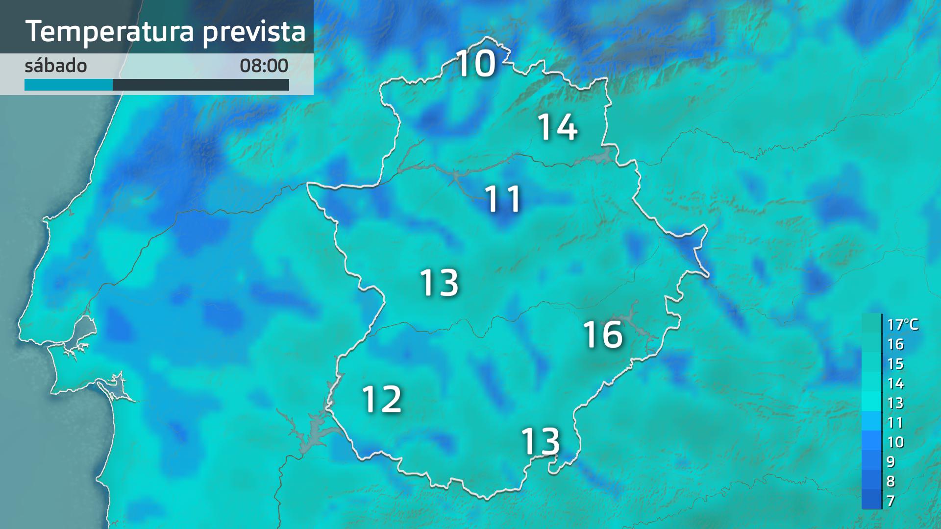 Temperatura mínima prevista
