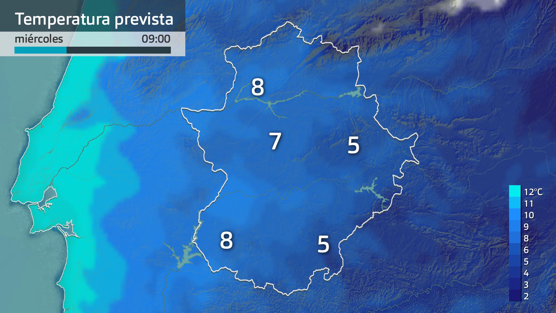 Temperatura mínima prevista