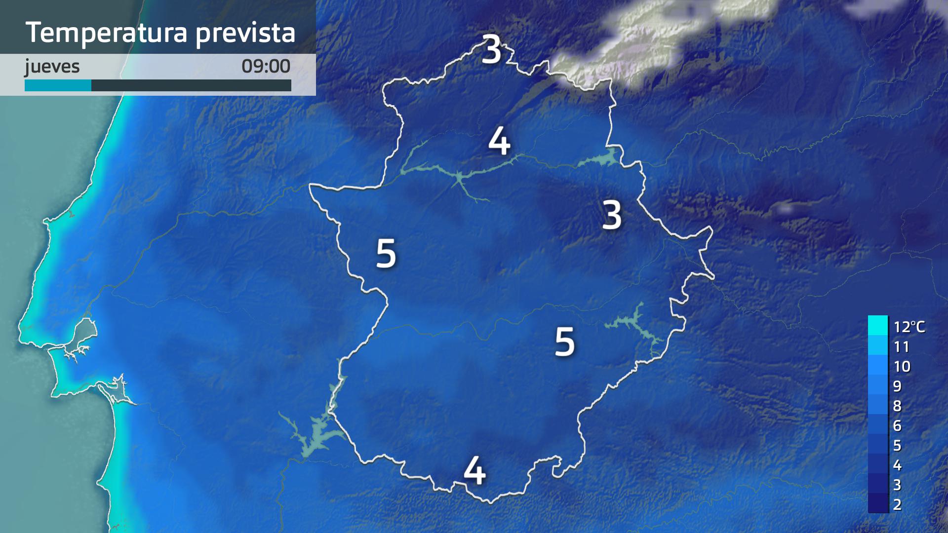 Temperatura mínima prevista