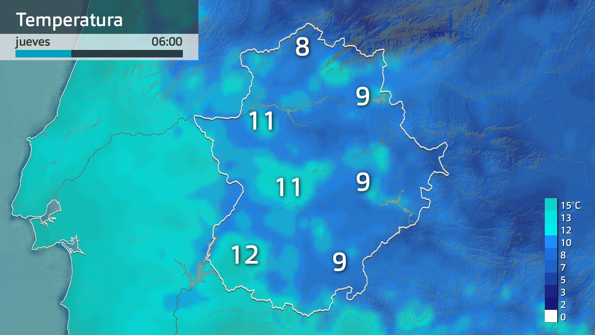 Temperatura mínima prevista