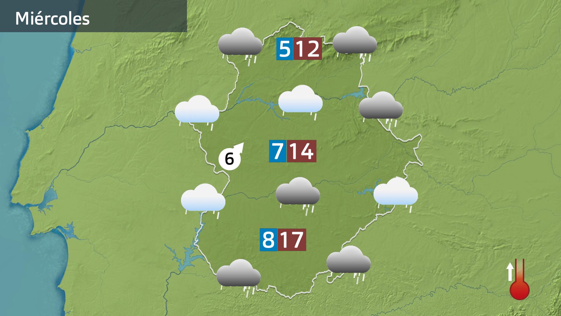 mapa de previsión del 28 de enero