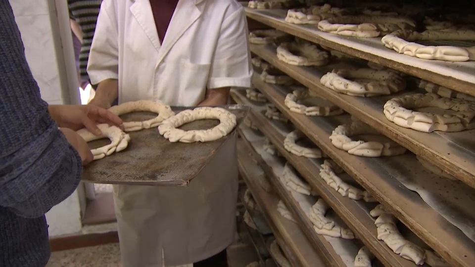 Roscas para San Antón en Pedroche