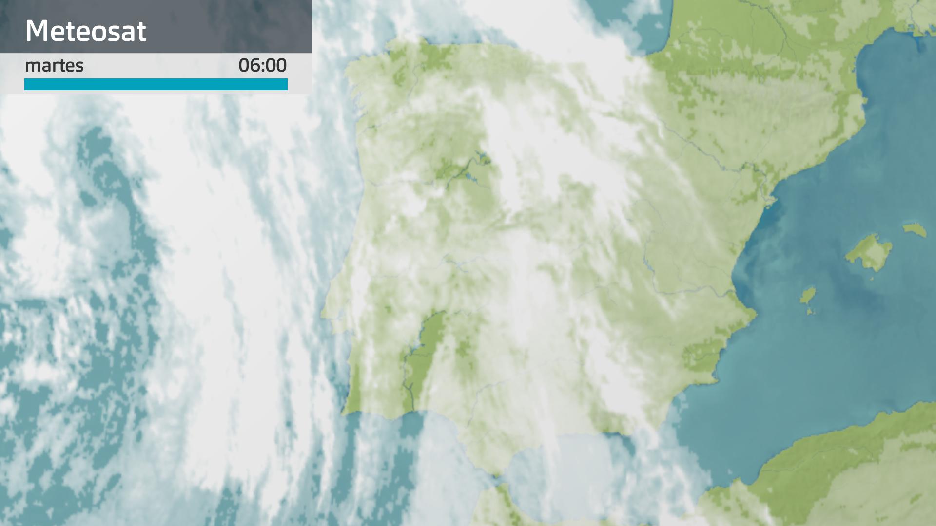 Imagen del Meteosat martes 7 de abril 6 h.