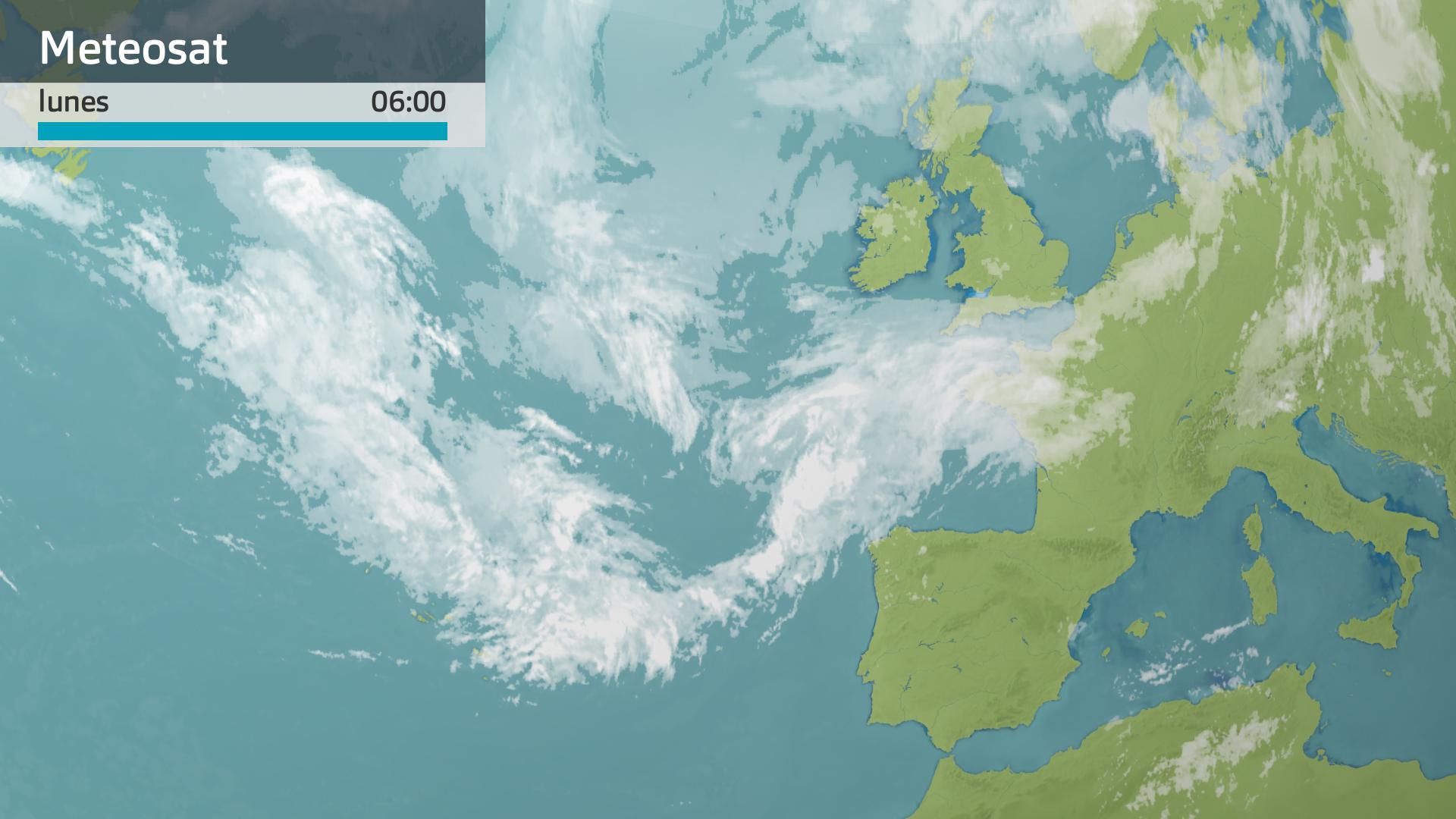 Imagen del Meteosat lunes 8 de julio 6 h.