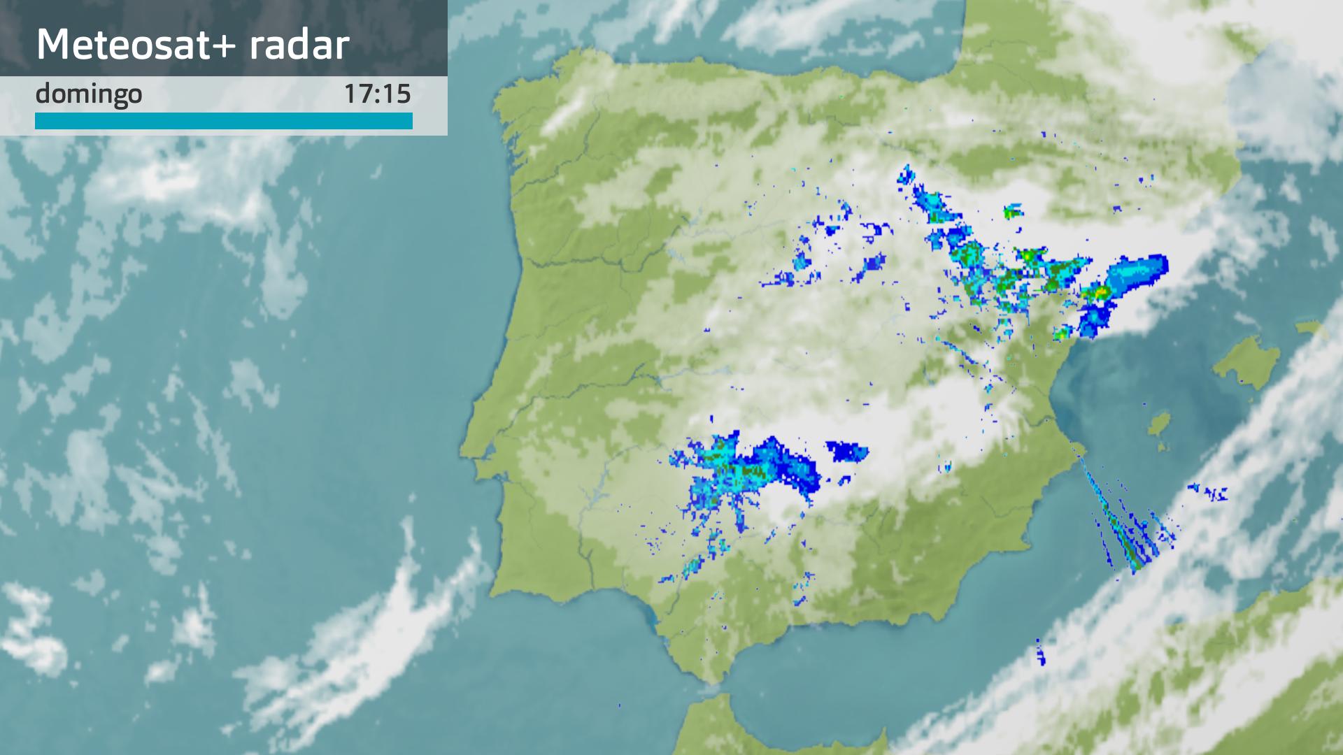 Imagen del Meteosat a las 17:30 horas