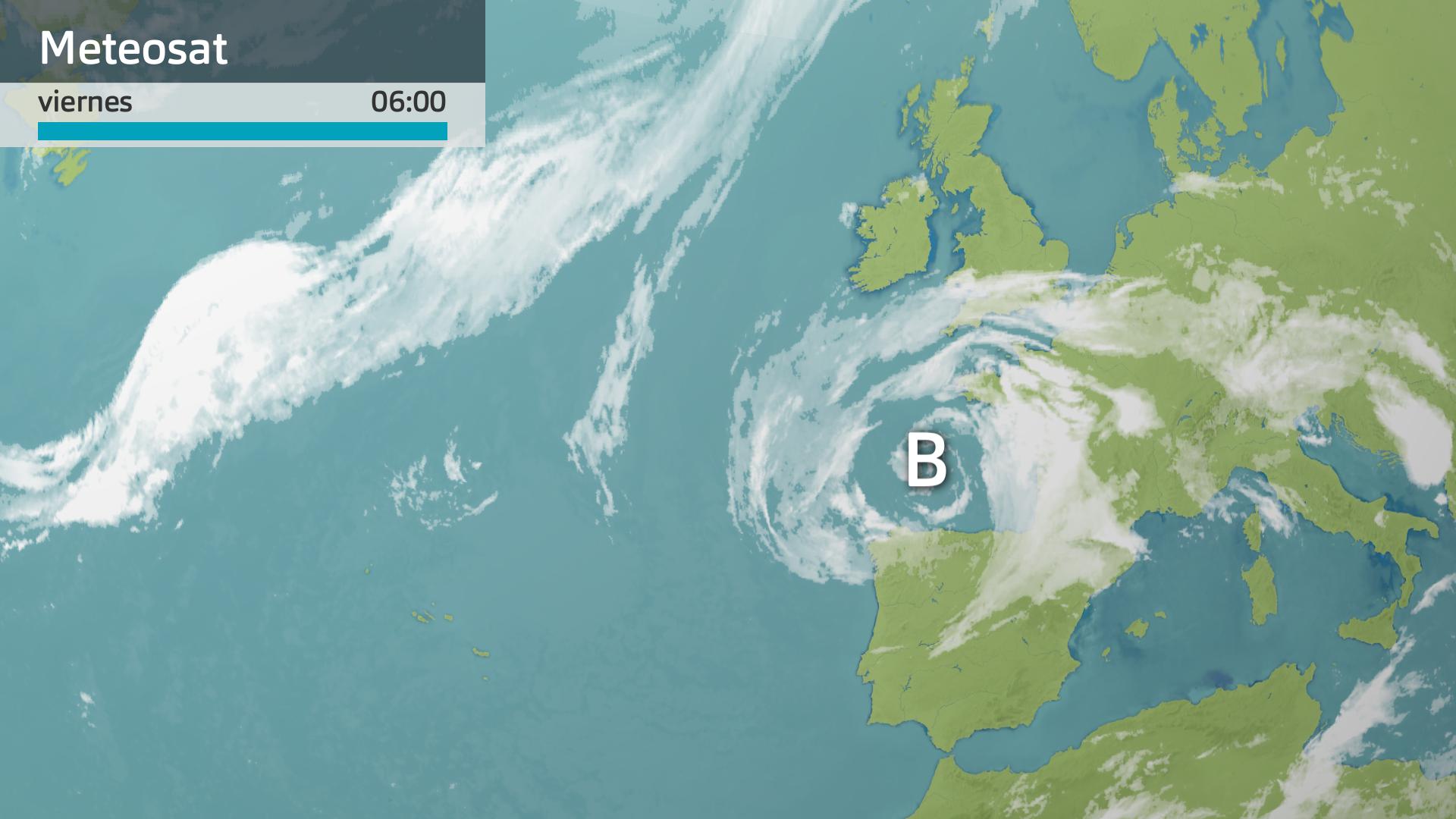 Imagen del Meteosat viernes 6 de septiembre 6 h.