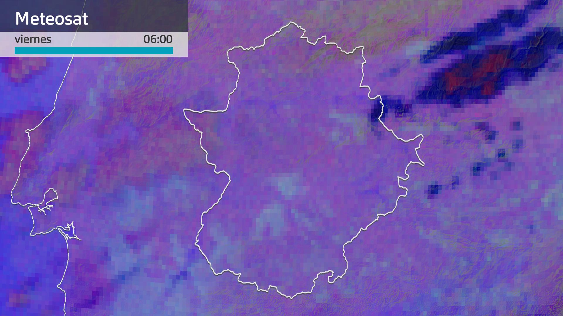 Imagen del Meteosat viernes 27 de septiembre 6 h.