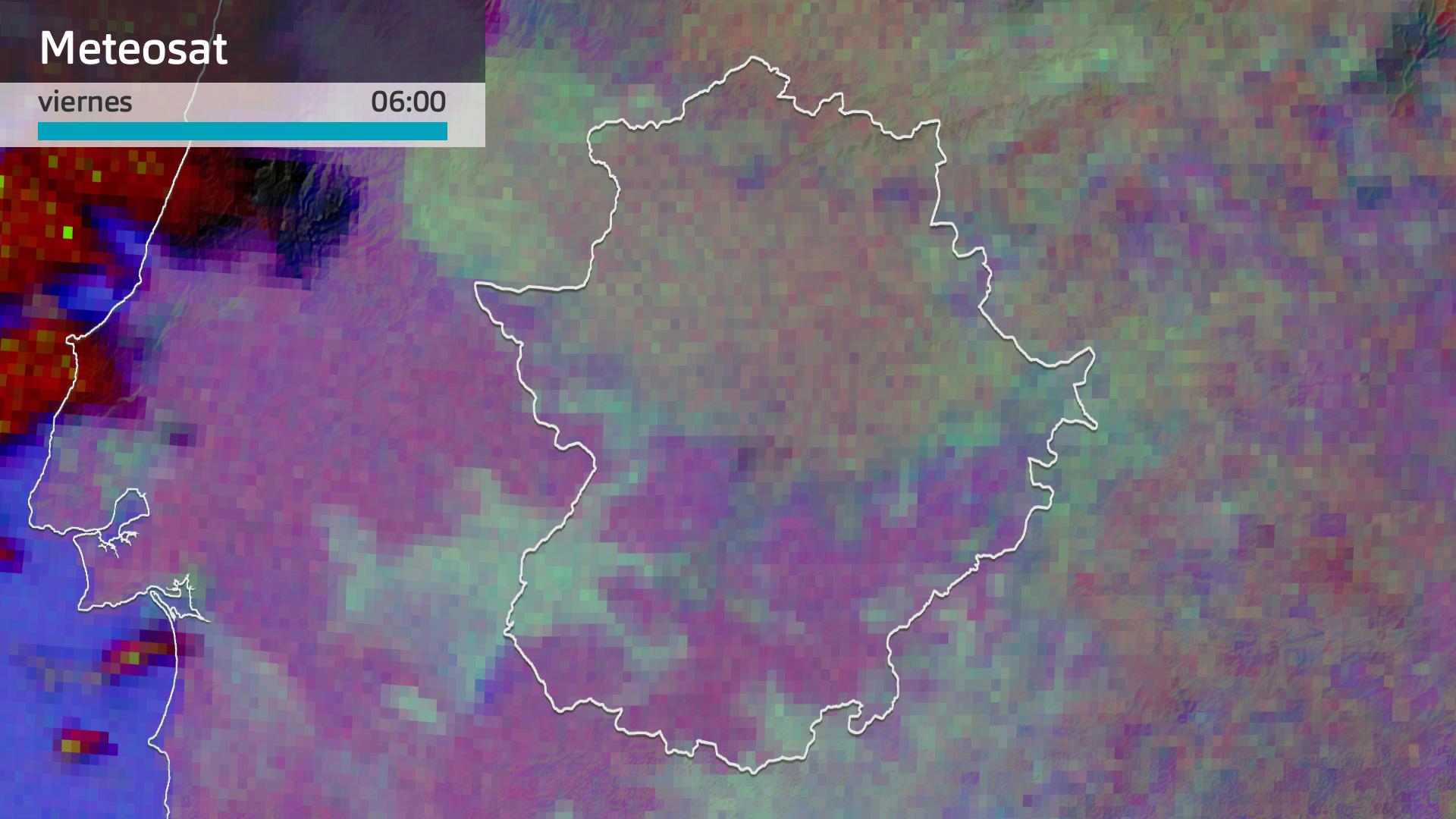 Imagen del Meteosat viernes 13 de diciembre 6 h.