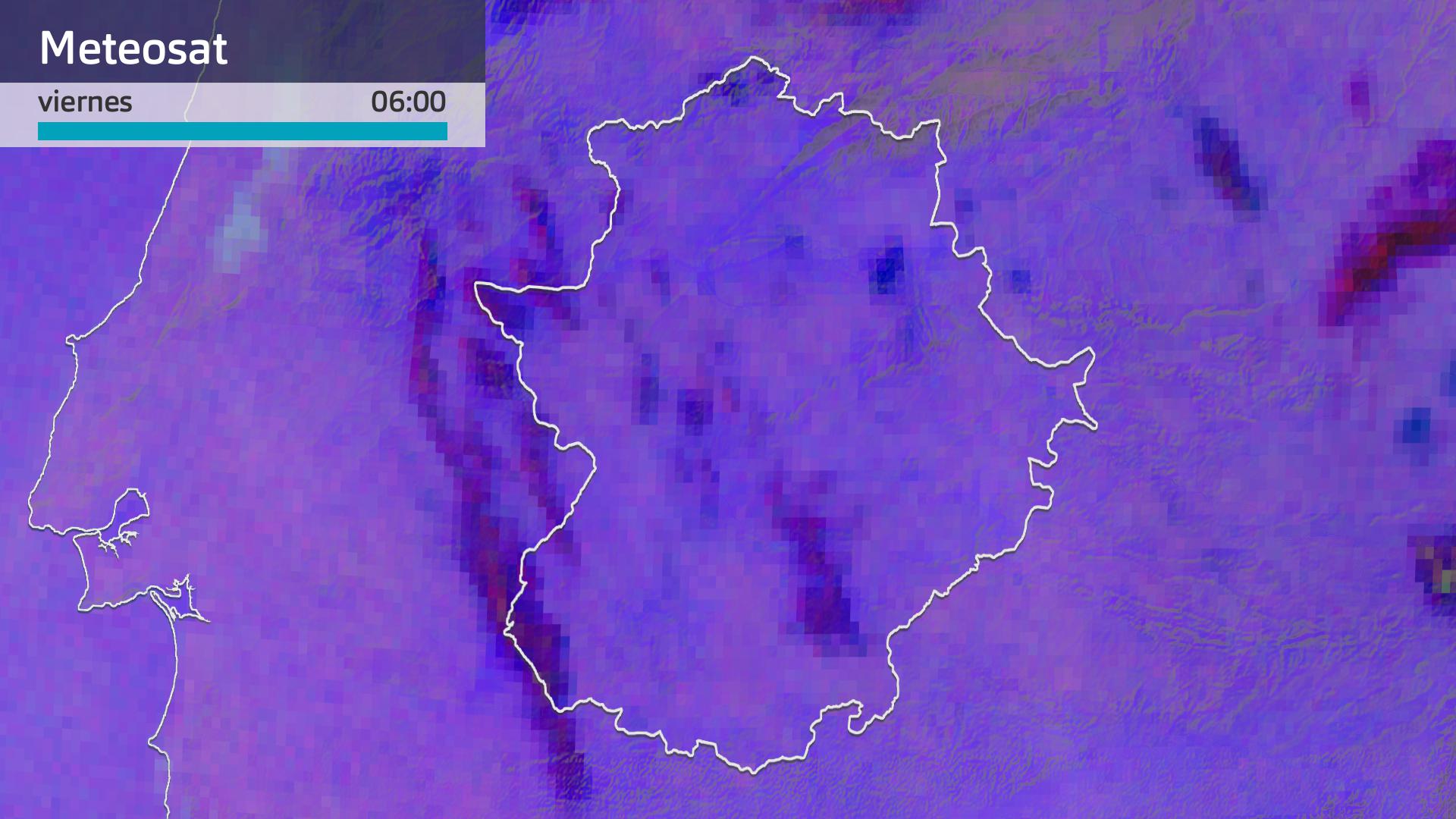 Imagen del Meteosat viernes 20 de junio 6 h.
