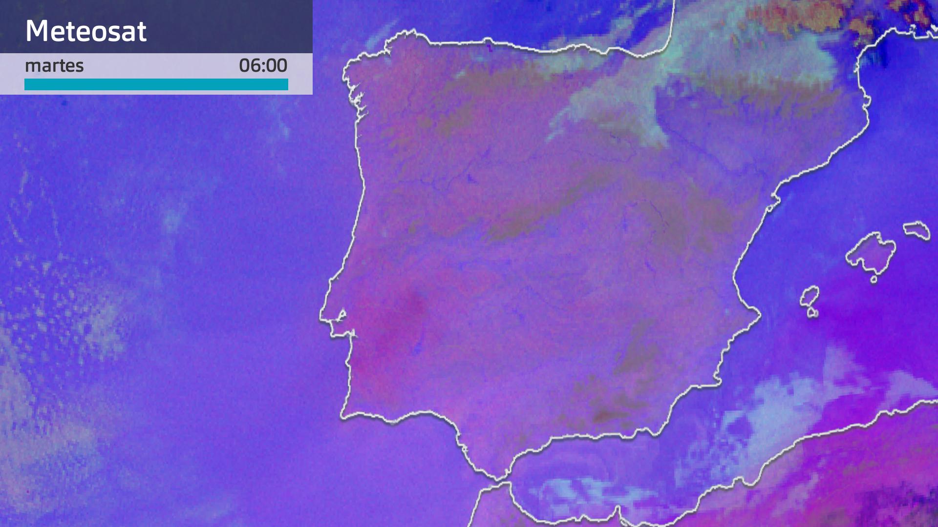 Imagen del Meteosat martes 15 de julio 6 h.