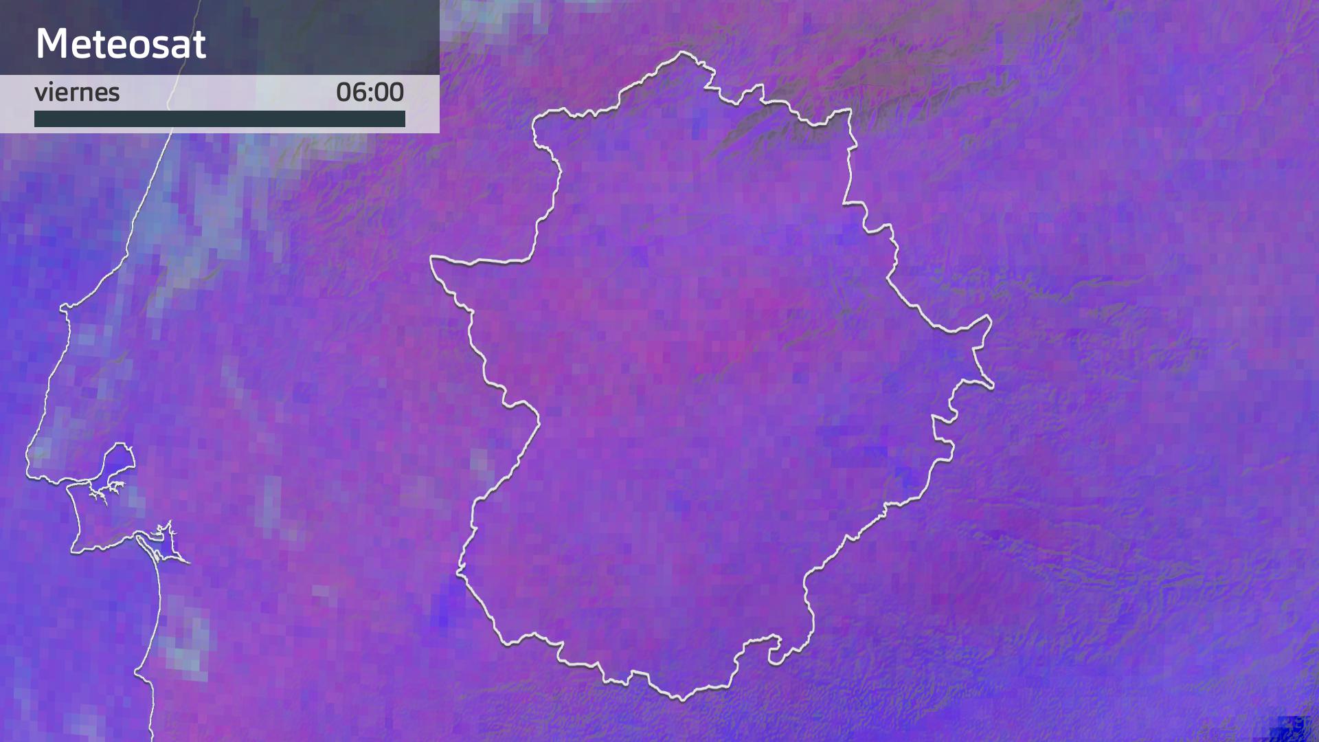Imagen del Meteosat viernes 18 de julio 6 h.