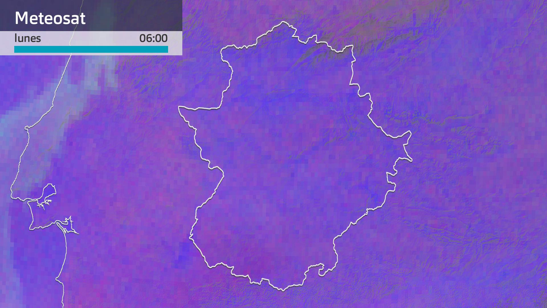 Imagen del Meteosat lunes 28 de julio 6 h.
