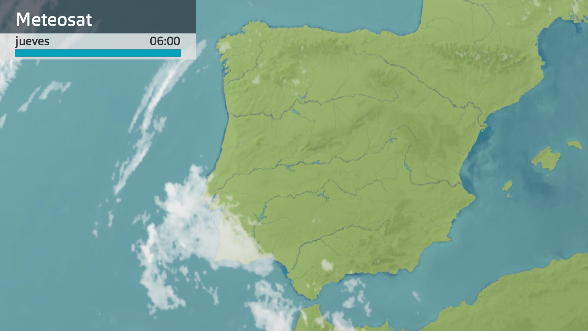 Imagen del Meteosat jueves 18 de septiembre 6 h.