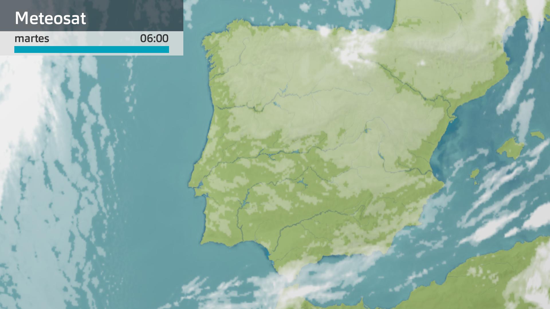 Imagen del Meteosat martes 23 de septiembre 6 h.