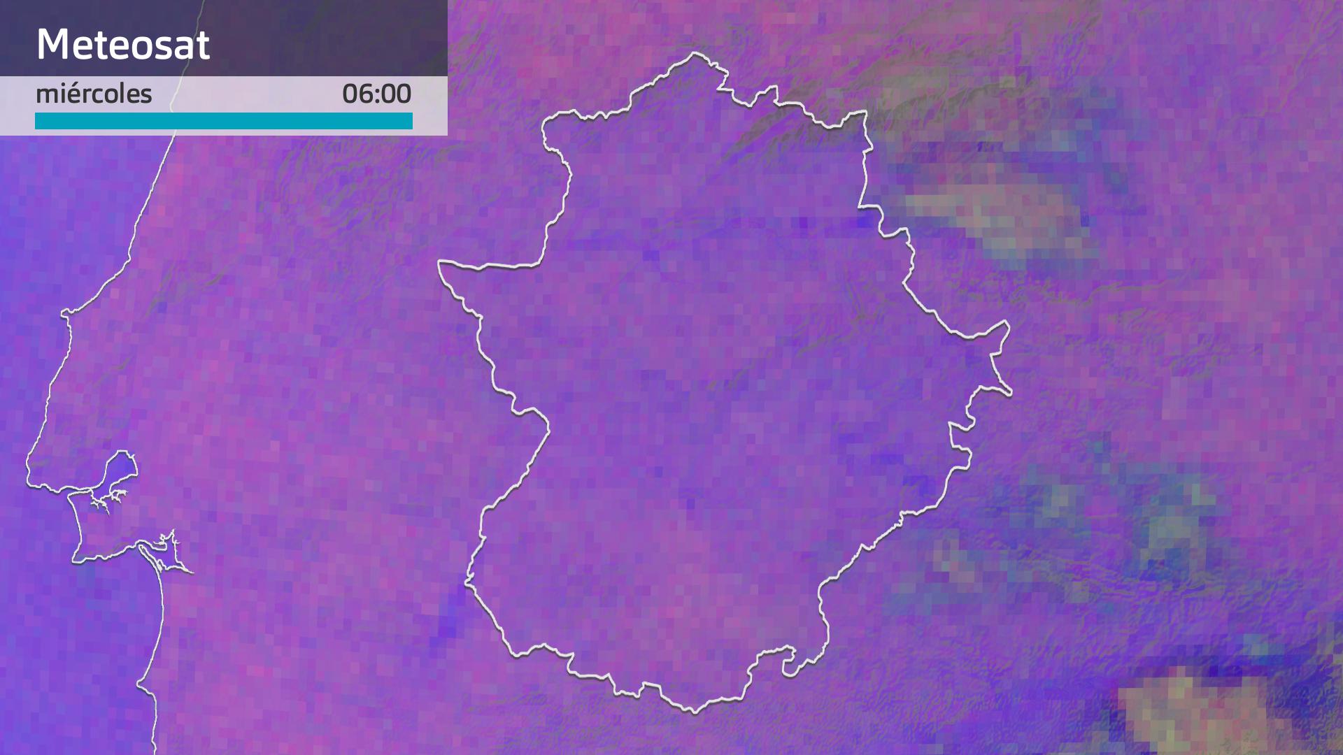 Imagen del Meteosat miércoles 1 de octubre 6 h.