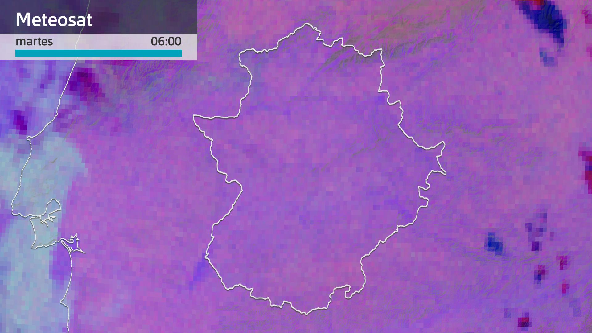Imagen del Meteosat martes 7 de octubre 6 h.