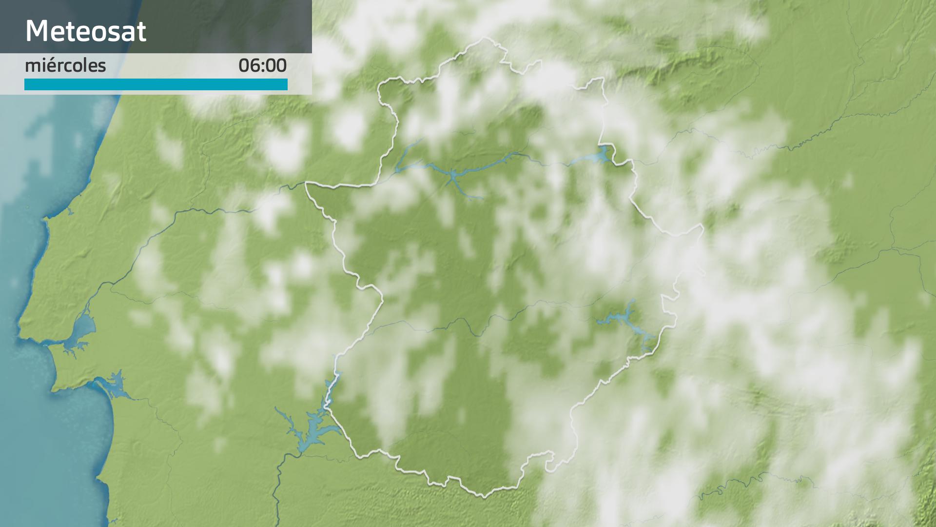 Imagen del Meteosat miércoles 8 de octubre 6 h.