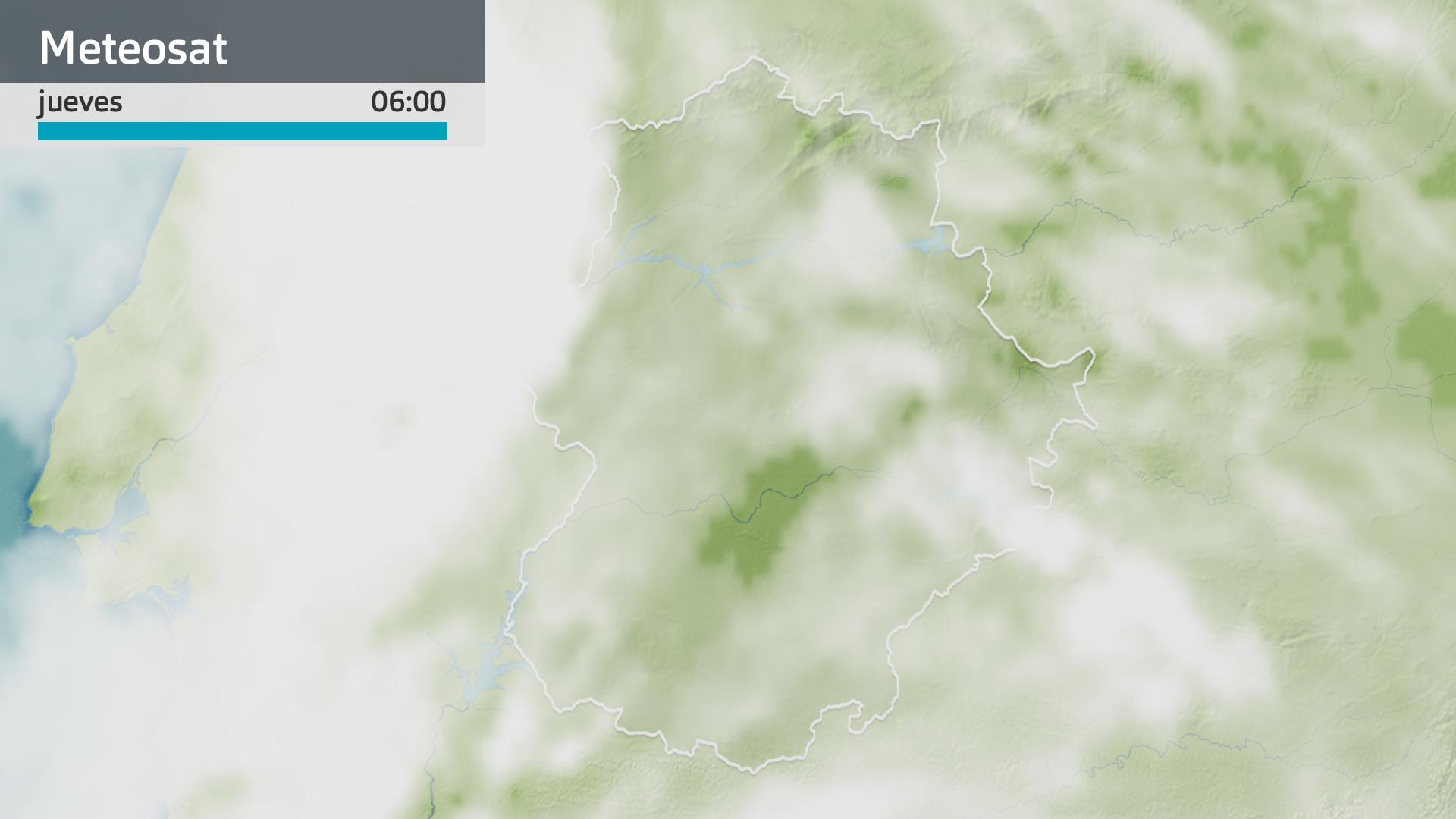 Imagen del Meteosat jueves 16 de octubre 6 h.