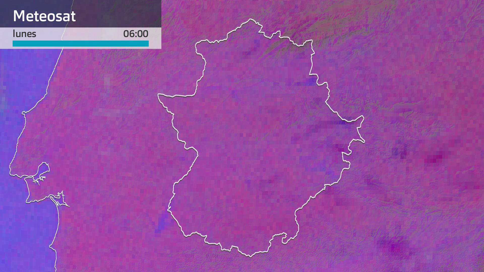 Imagen del Meteosat lunes 3 de noviembre 6 h.