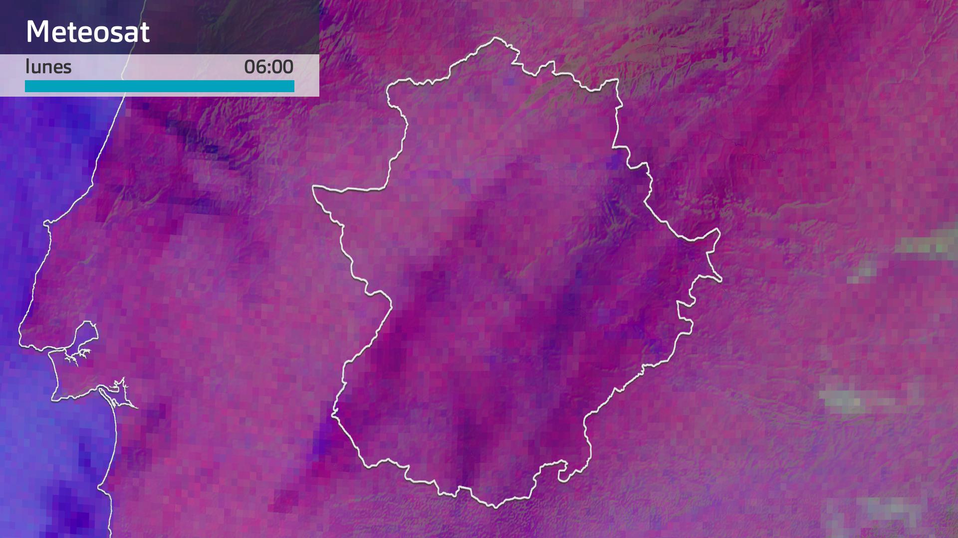 Imagen del Meteosat lunes 1 de diciembre 6 h.