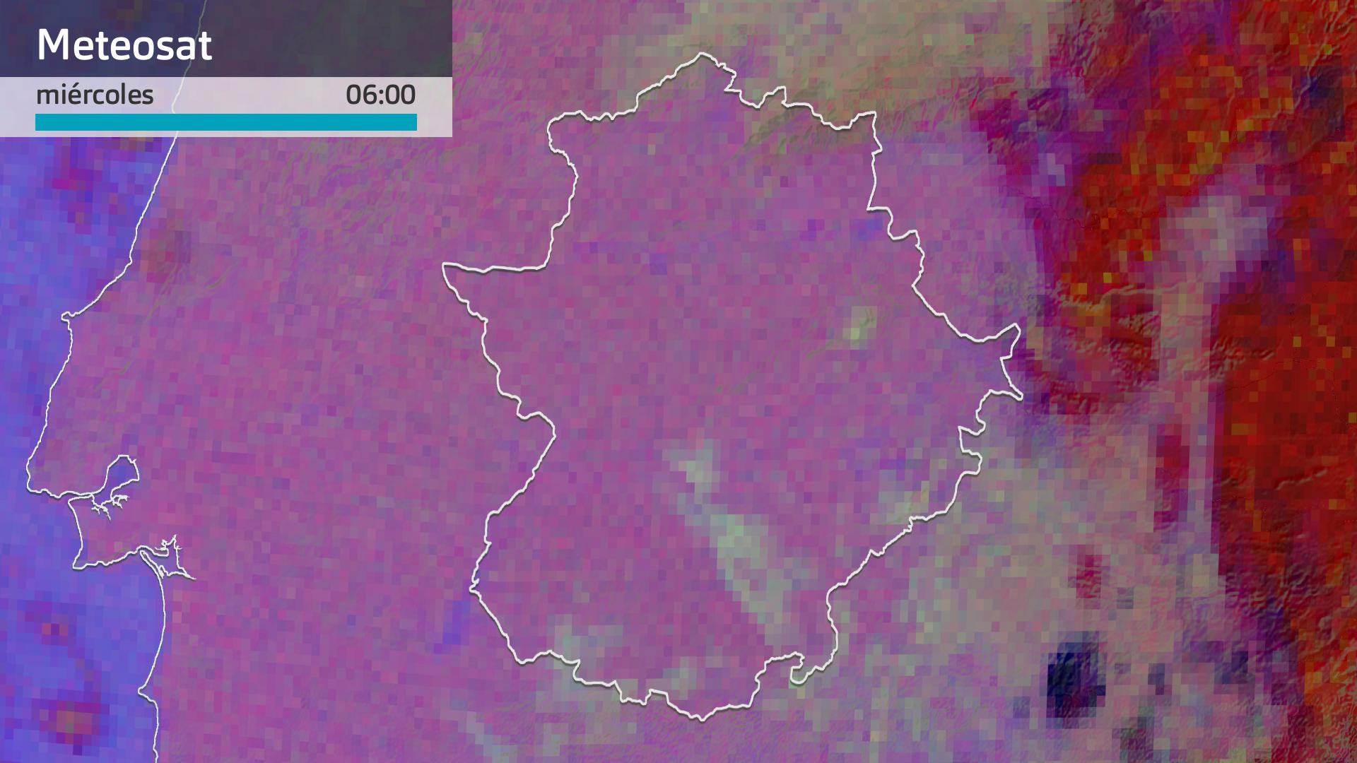 Imagen del Meteosat miércoles 3 de diciembre 6 h.