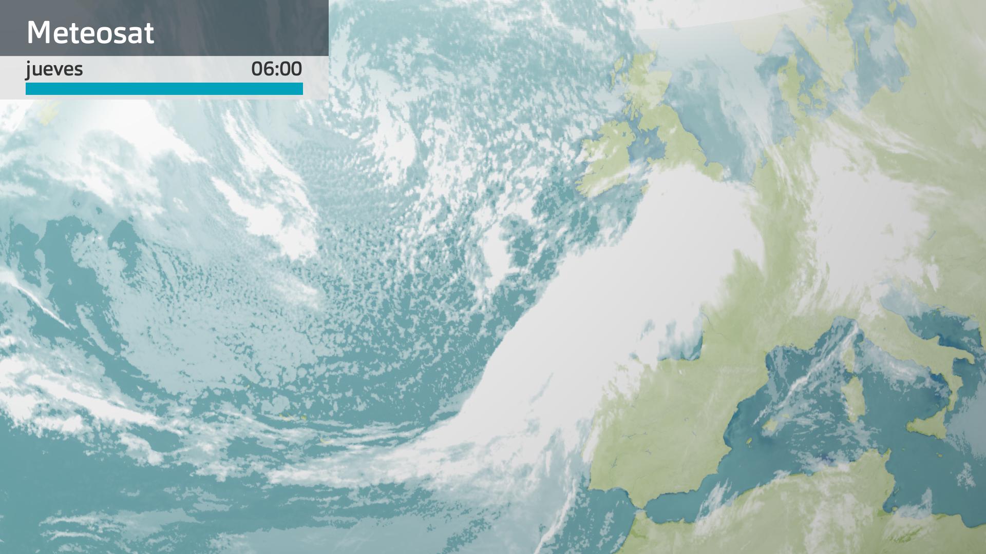 Imagen del Meteosat jueves 15 de enero 6 h.