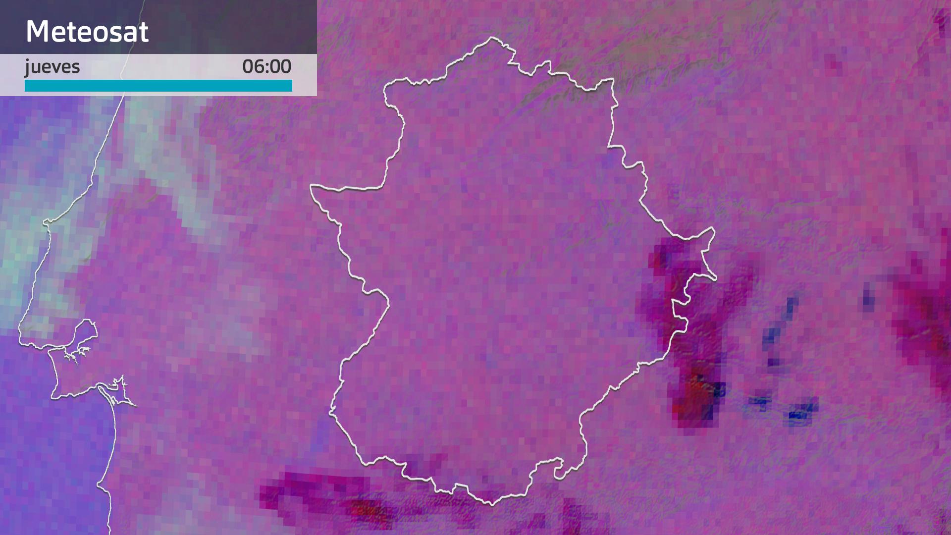 Imagen del Meteosat jueves 26 de febrero 6 h.