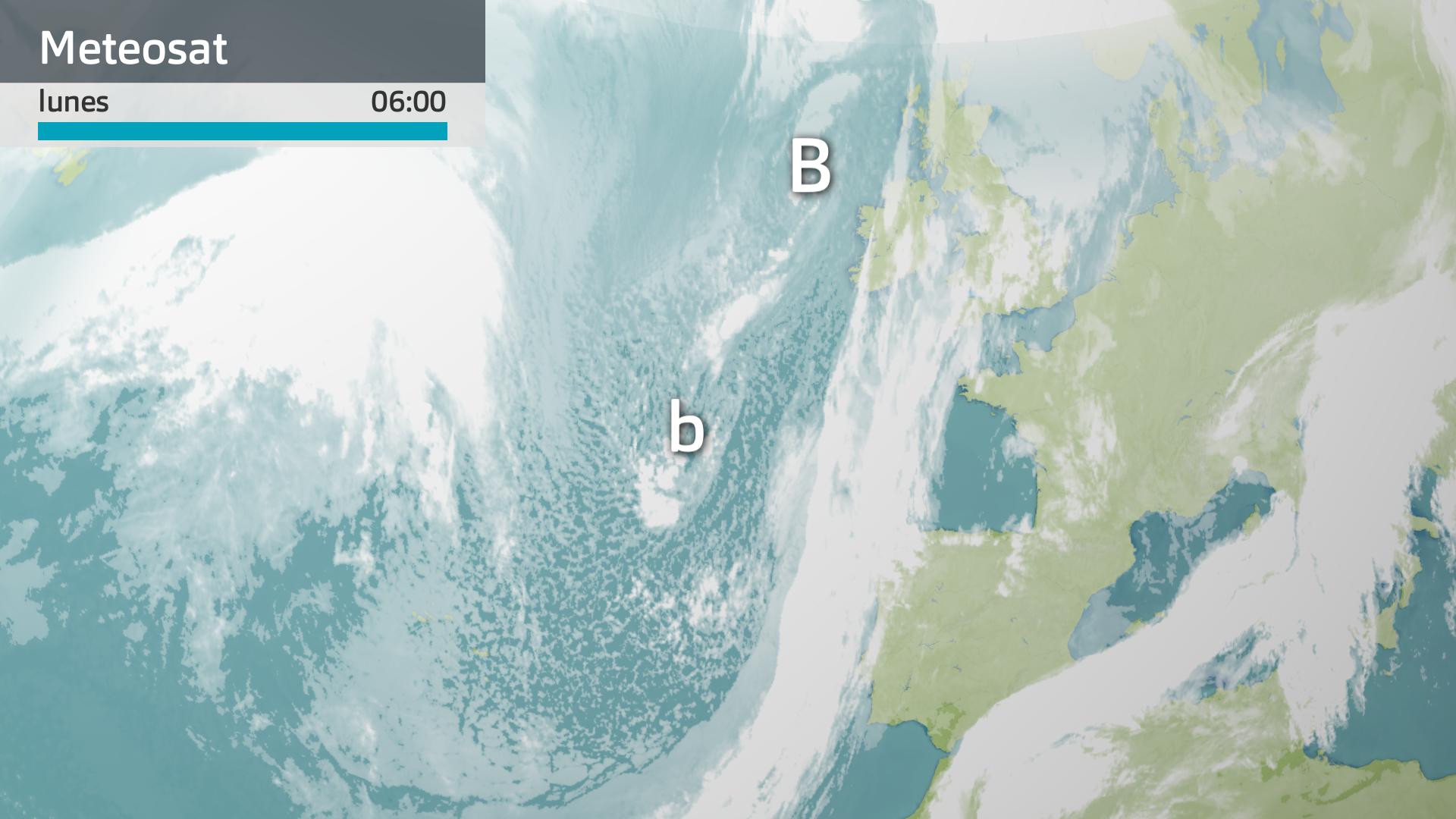 Imagen del Meteosat lunes 2 de marzo 6 h.