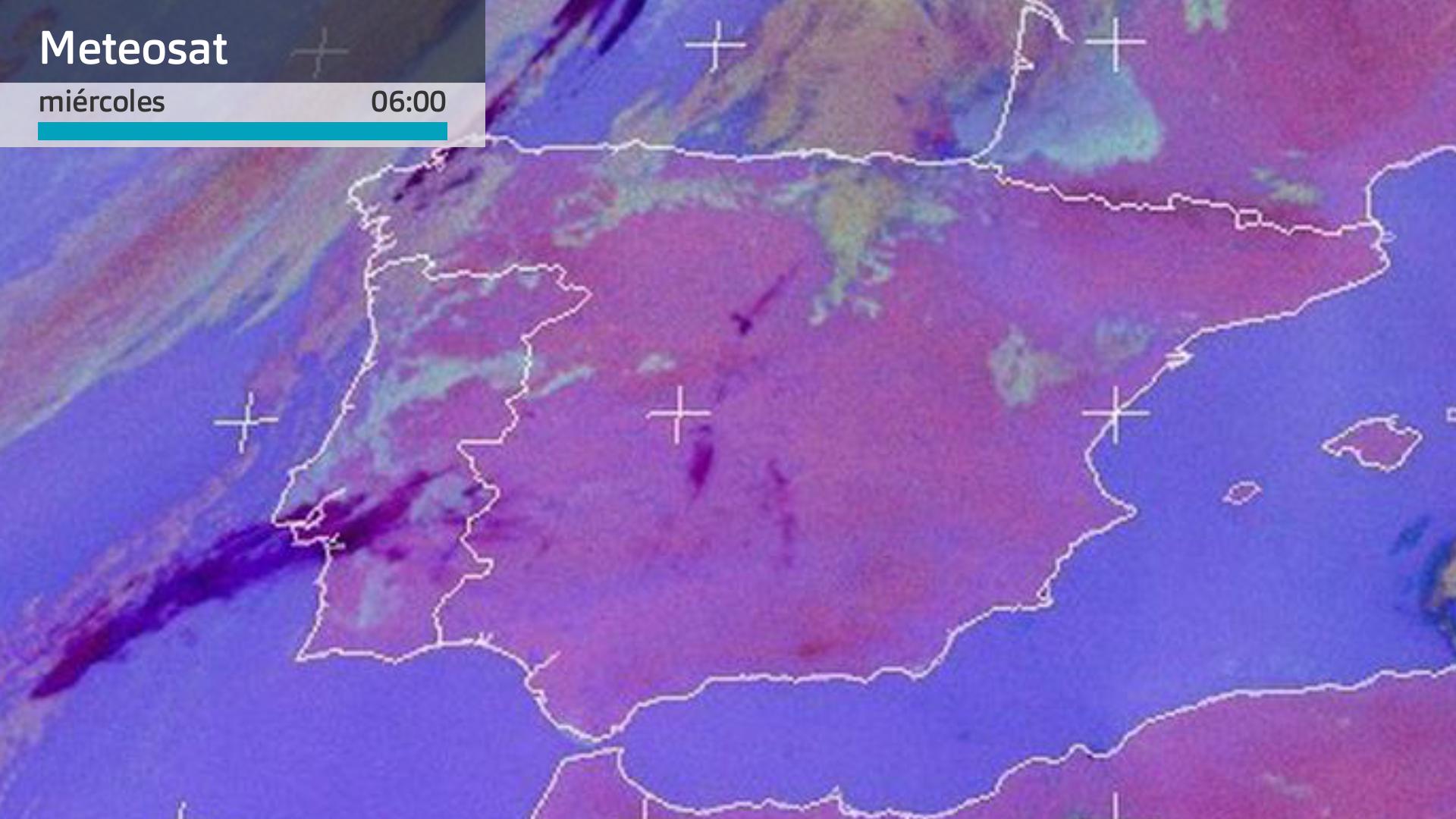 Imagen del Meteosat miércoles 15 de abril 6 h.