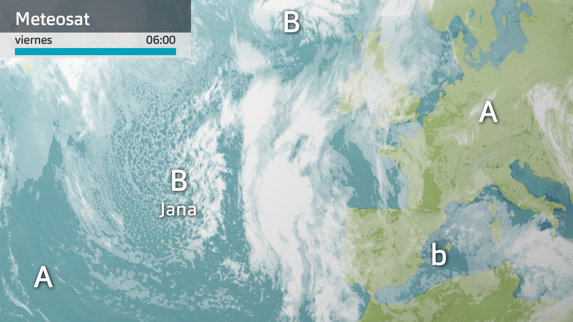 Imagen del Meteosat viernes 7 de marzo 6 h.