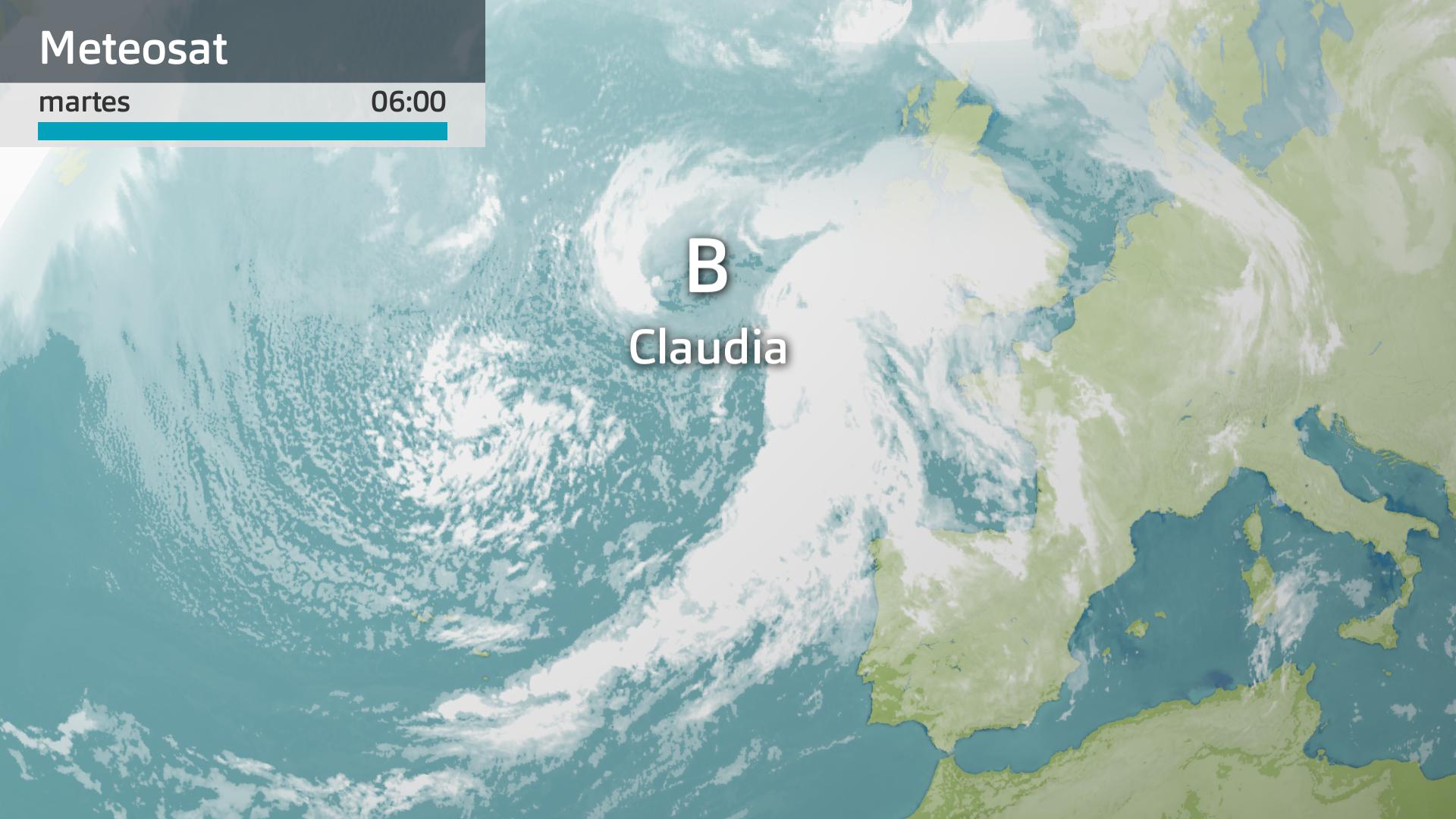 Imagen del Meteosat martes 11 de noviembre 6 h.