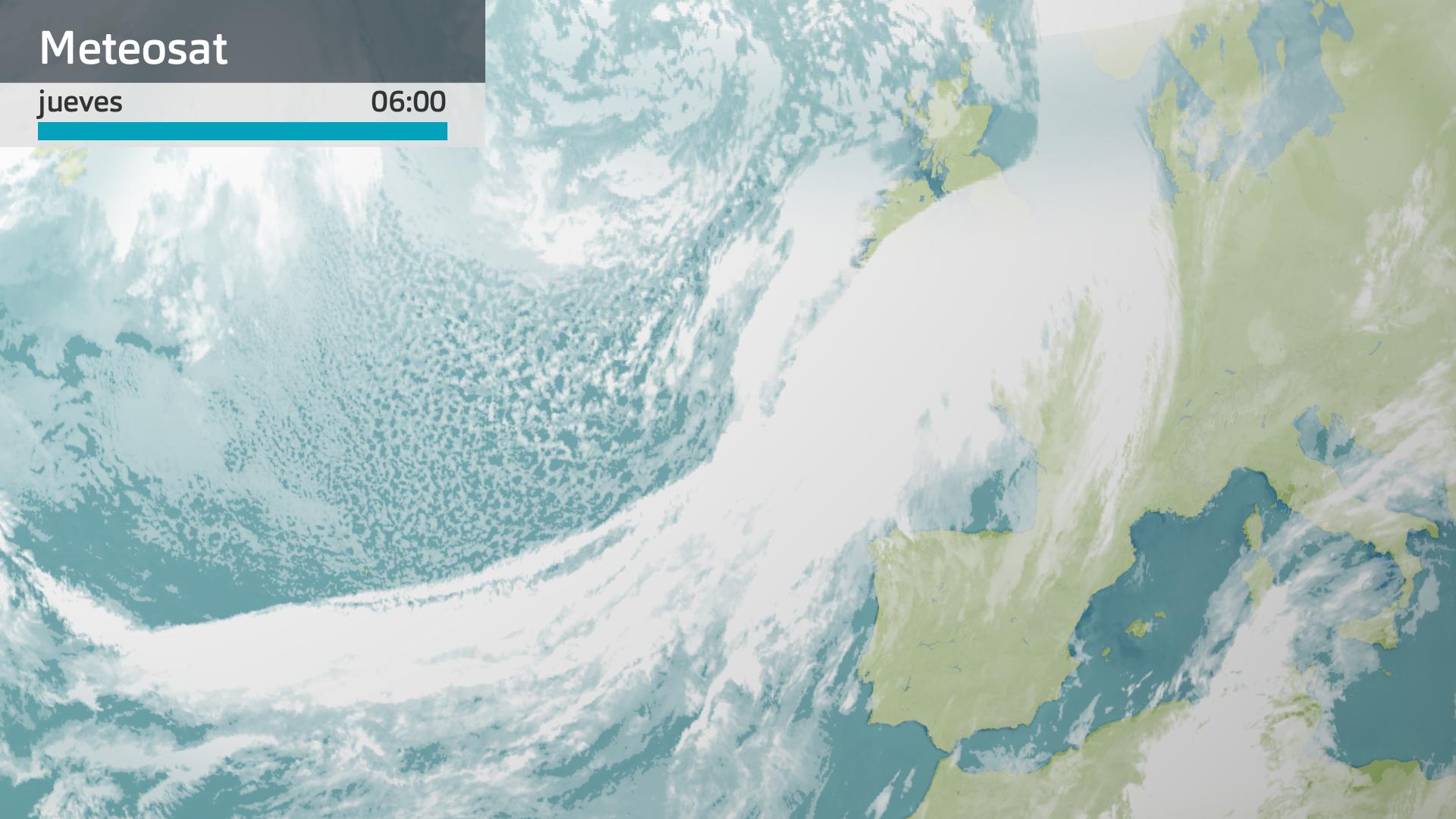Imagen del Meteosat jueves 18 de diciembre 6 h.