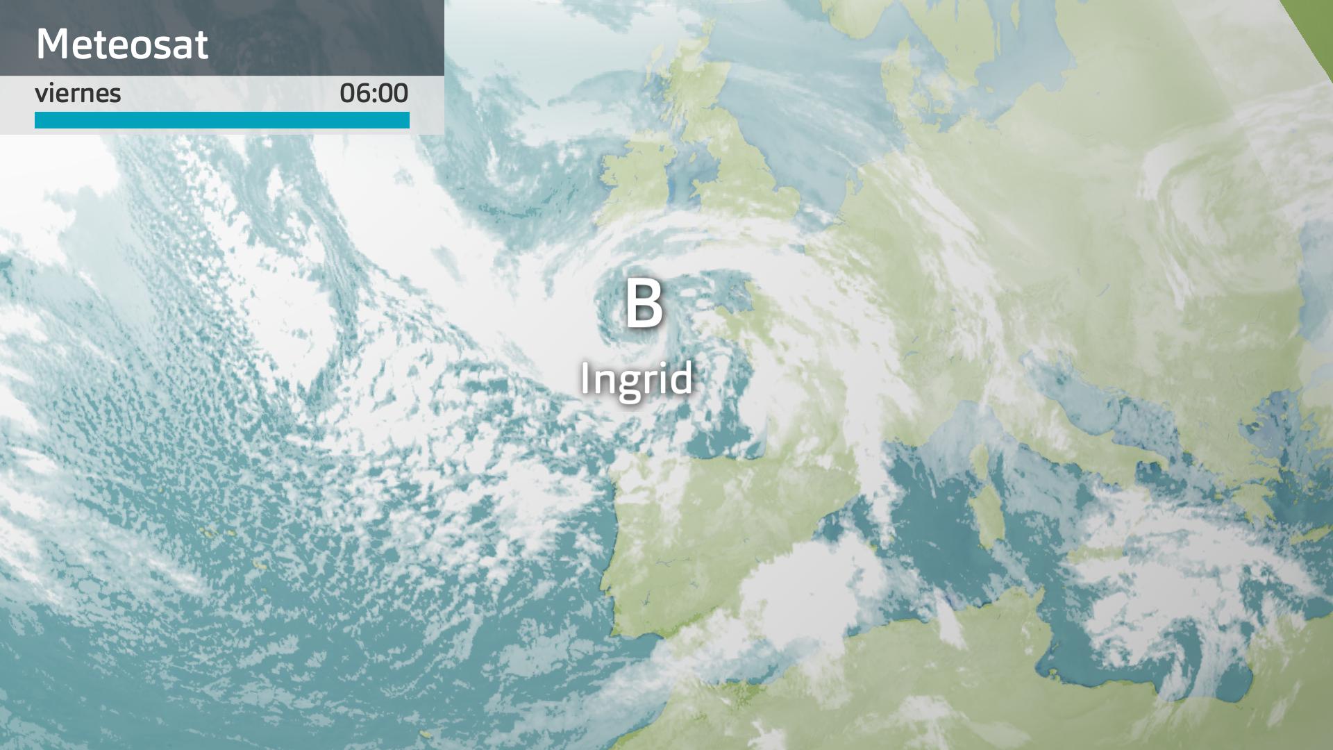 Imagen del Meteosat viernes 23 de enero 6 h.