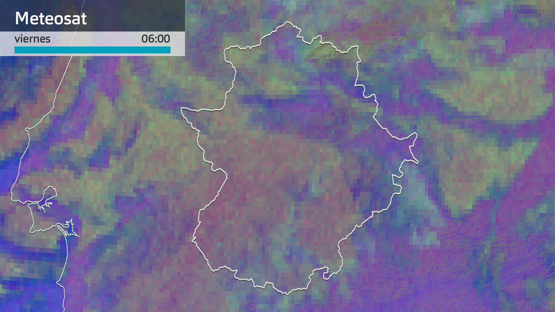 Imagen del Meteosat viernes 9 de mayo 6 h.