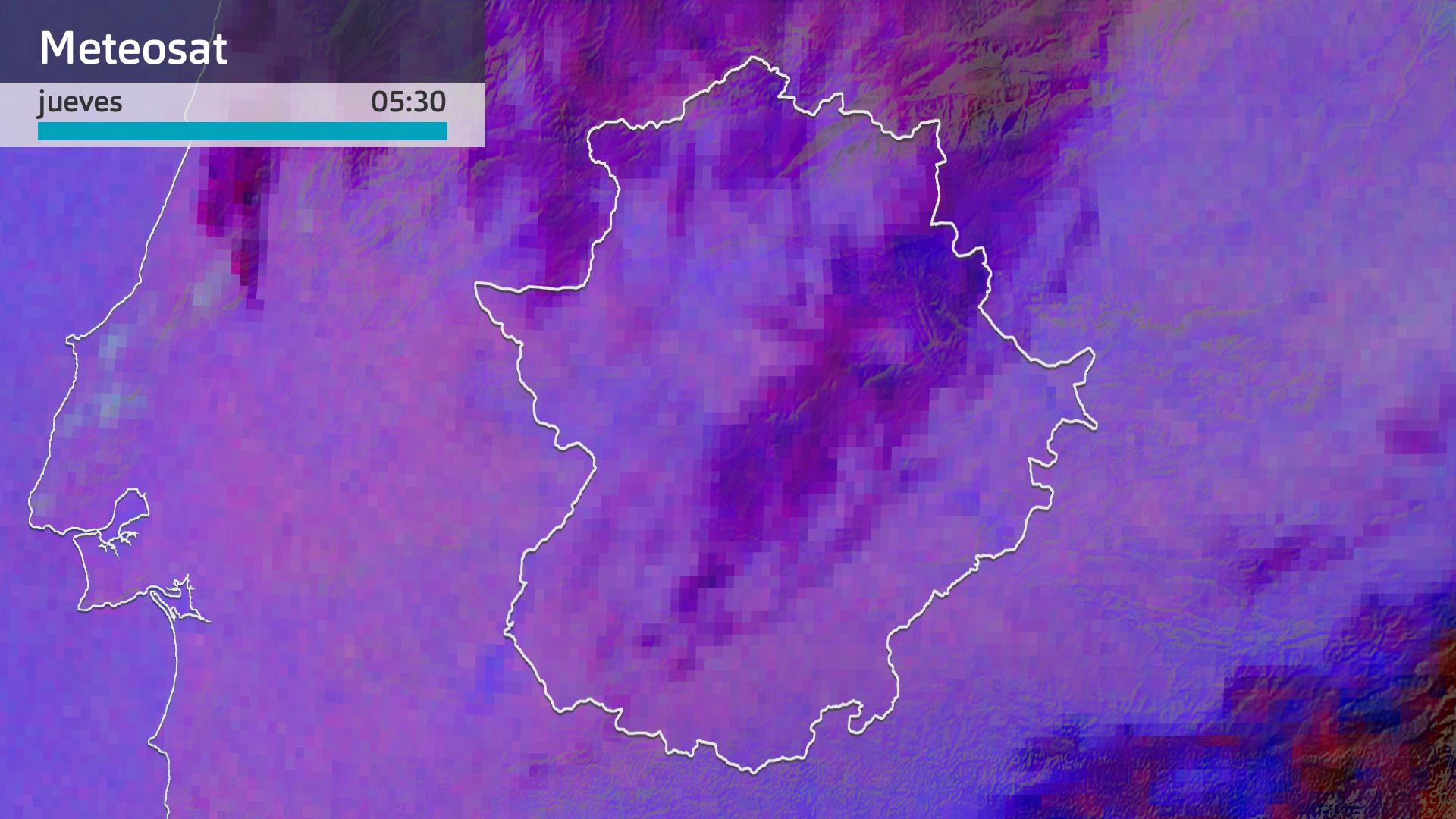 Imagen del Meteosat jueves 24 de julio 6 h.