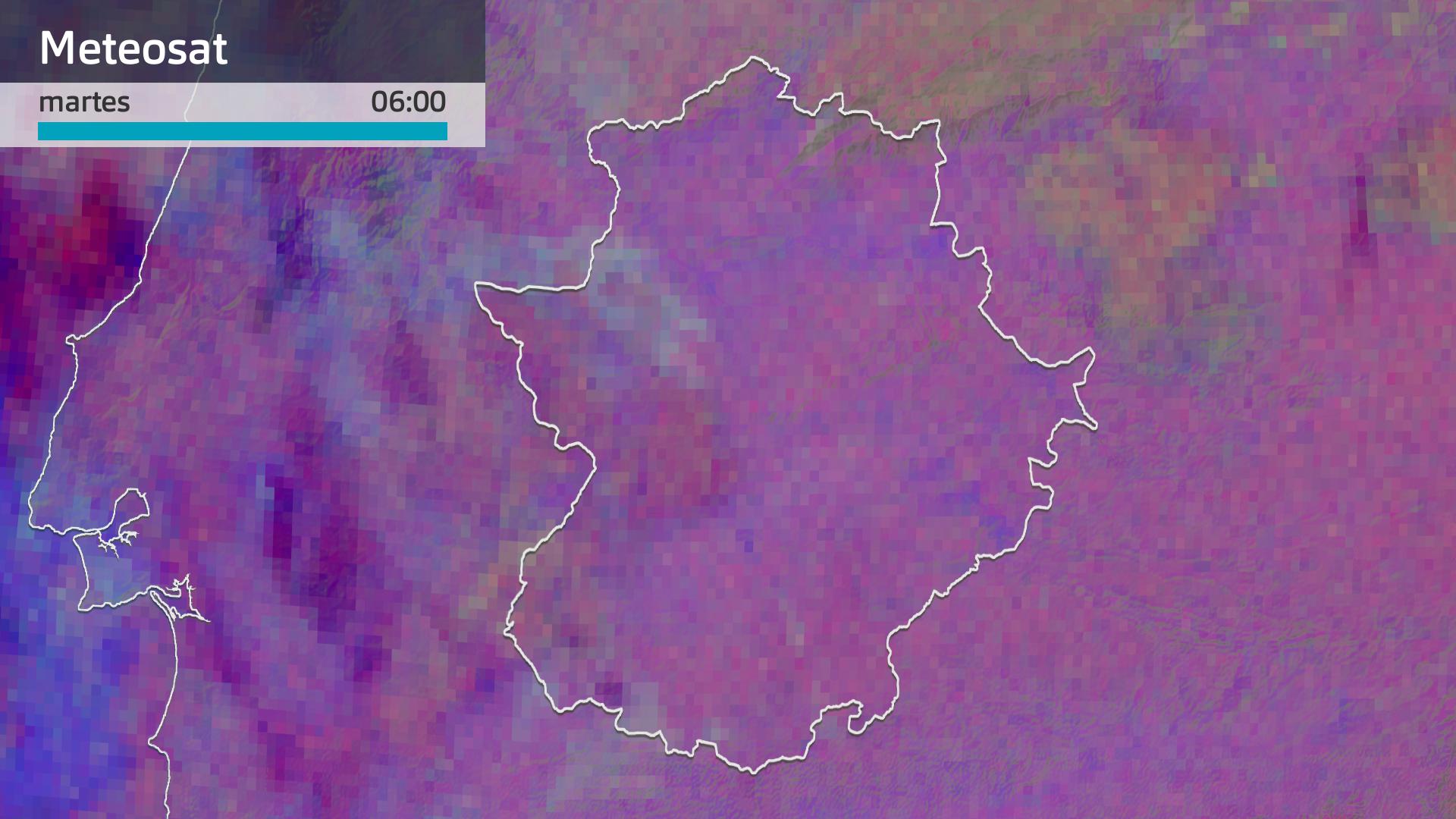 Imagen del Meteosat martes 14 de abril 6 h.