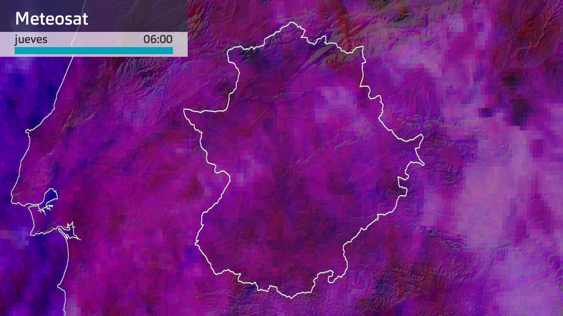 Imagen del Meteosat jueves 23 de abril 6 h.
