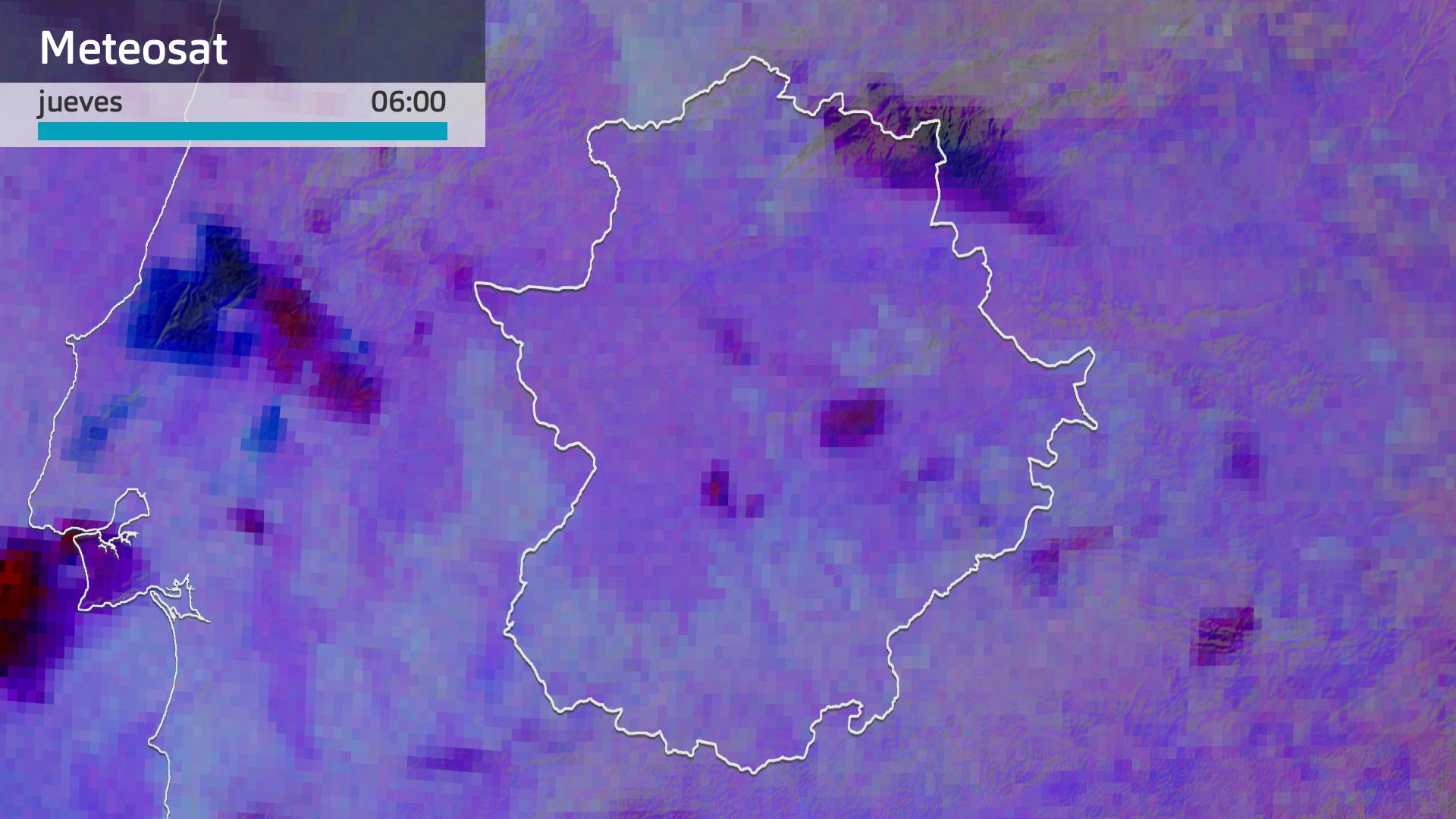 Imagen del Meteosat jueves 3 de octubre 6 h.