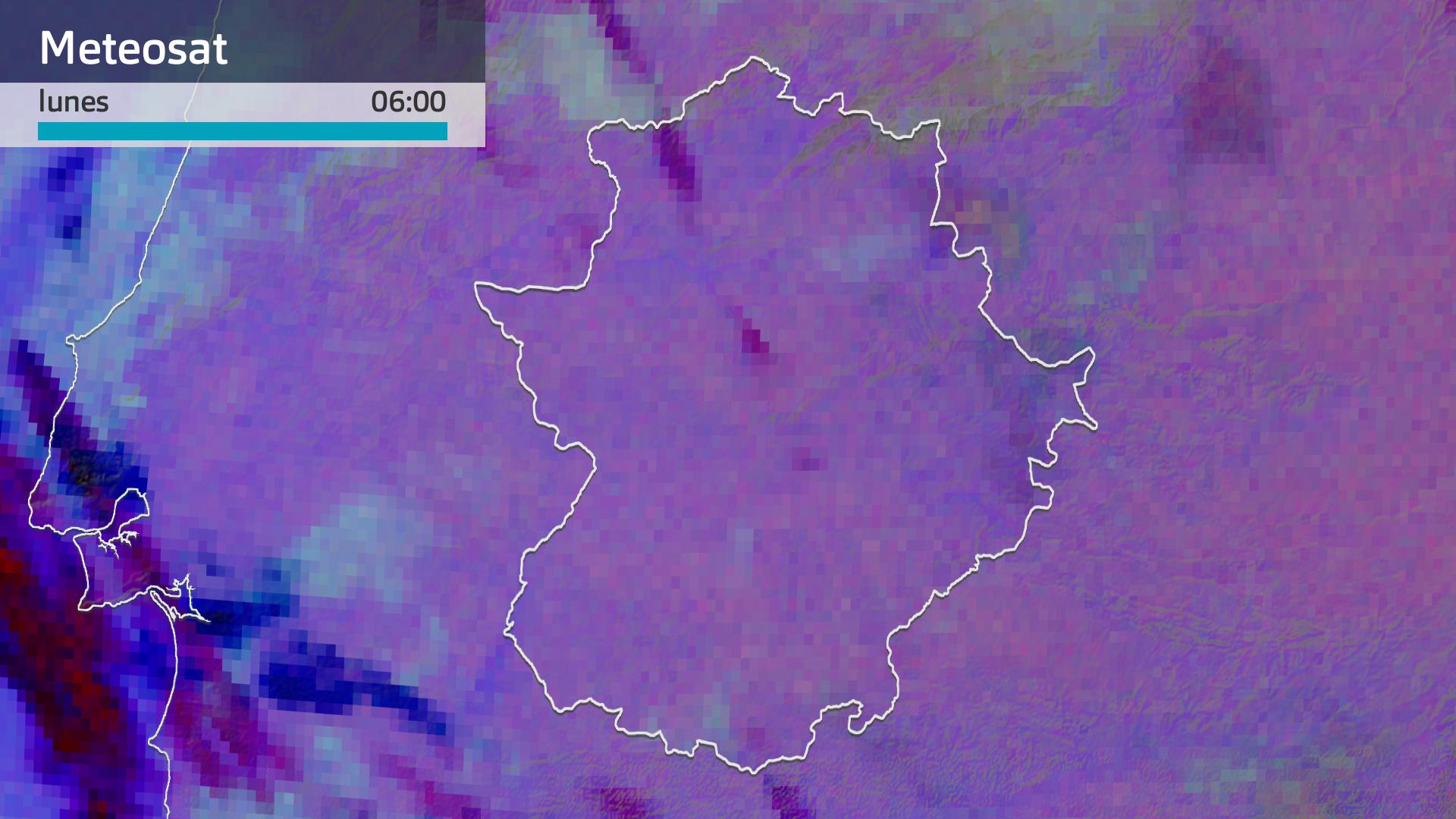 Imagen del Meteosat lunes 11 de noviembre 6 h.