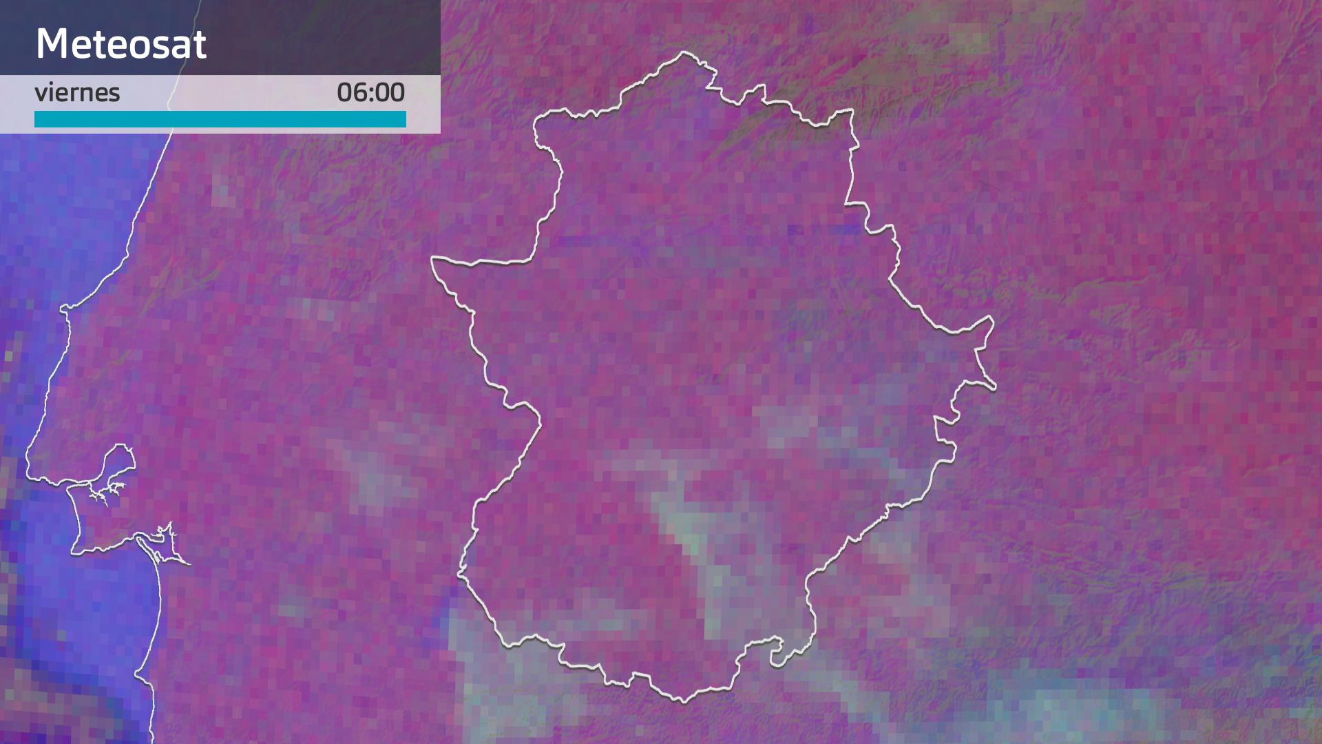 Imagen del Meteosat viernes 20 de diciembre 6 h.