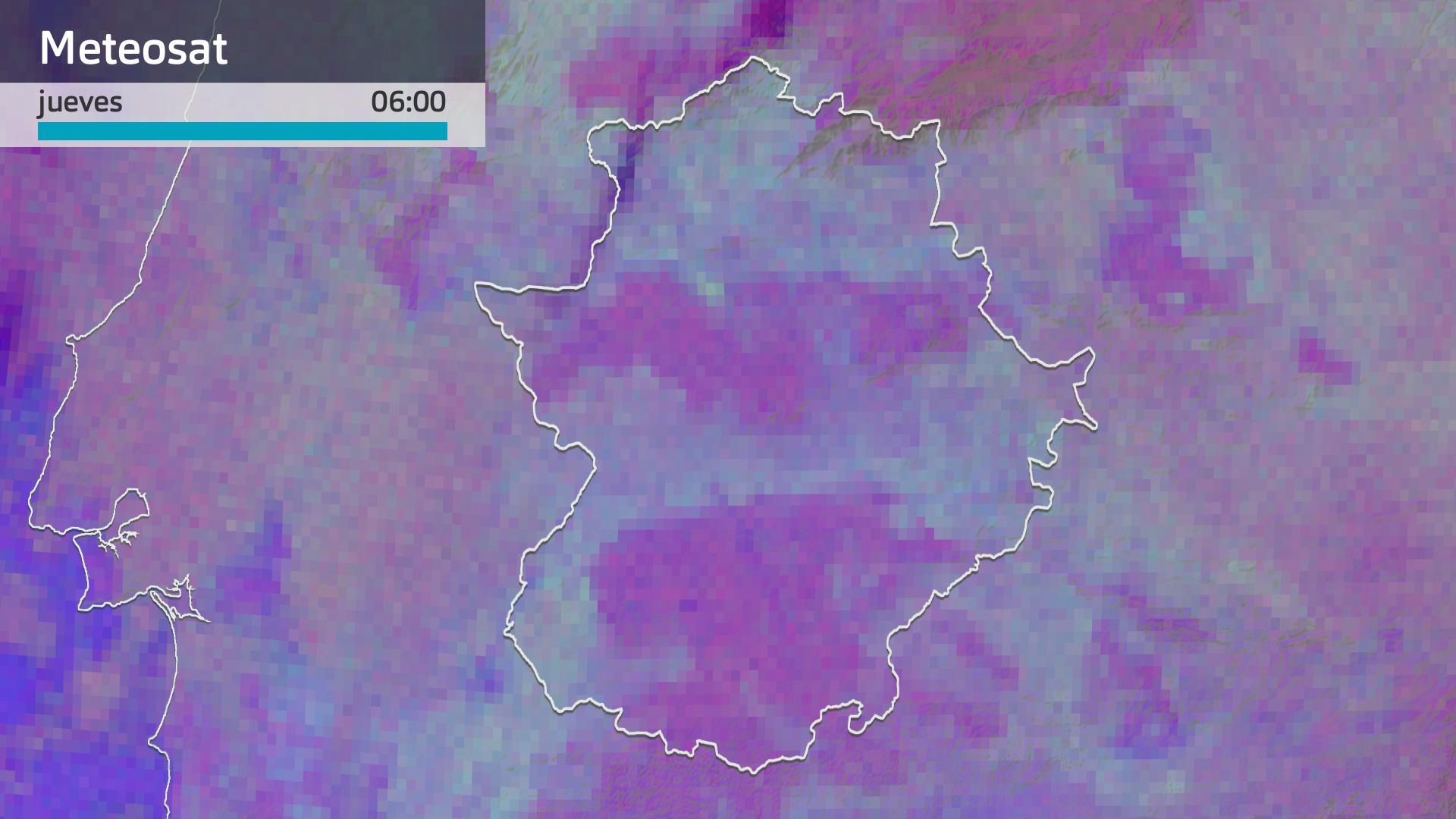 Imagen del Meteosat jueves 30 de octubre 6 h.