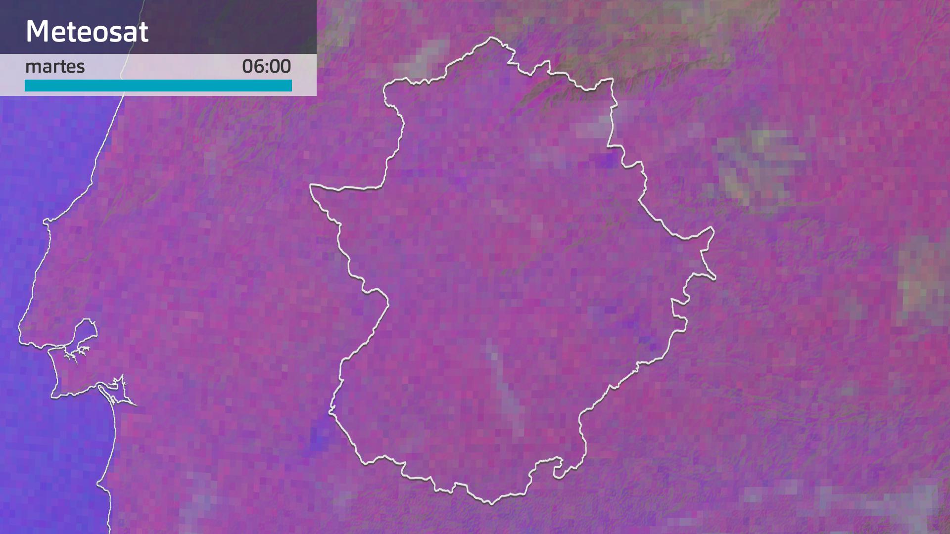 Imagen del Meteosat martes 18 de noviembre 6 h.