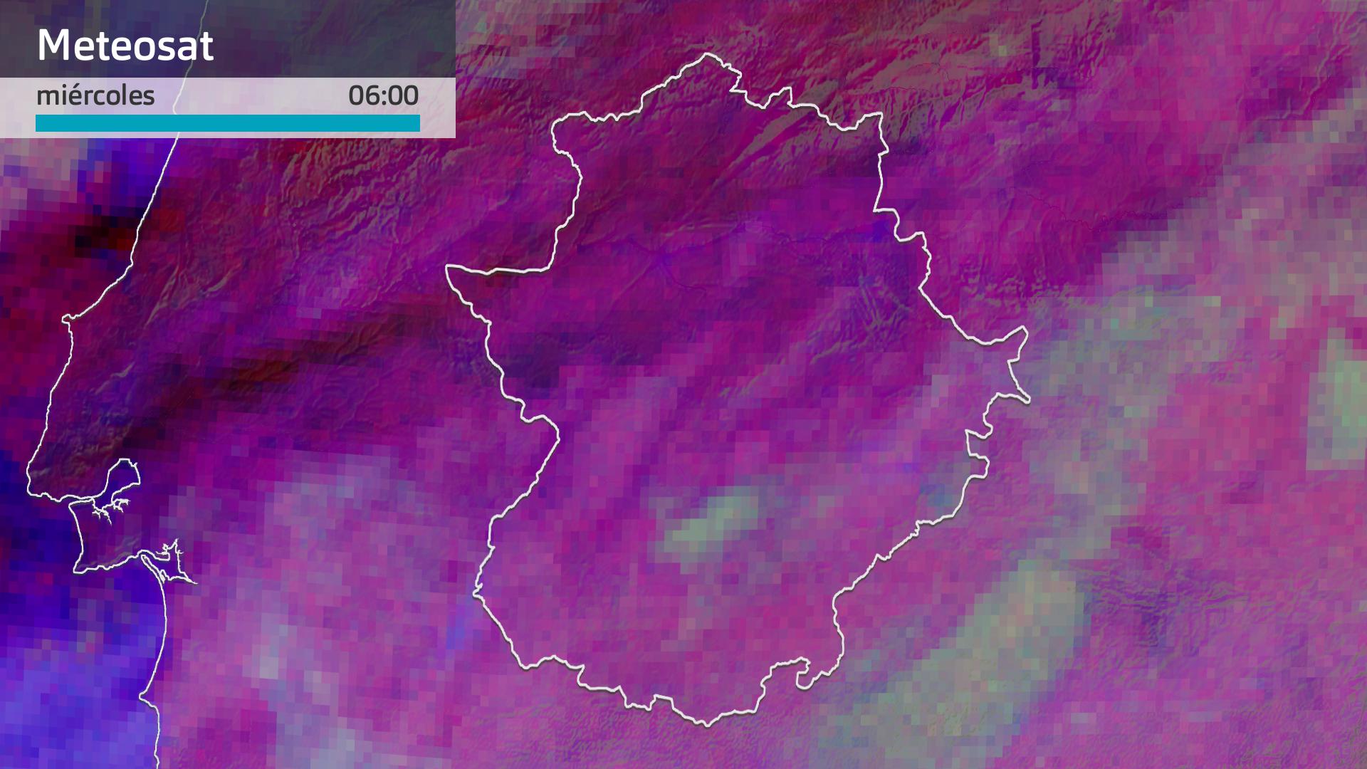 Imagen del Meteosat miércoles 19 de noviembre 6 h.