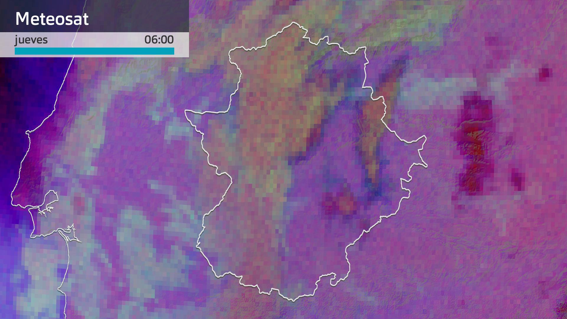 Imagen del Meteosat jueves 11 de diciembre 6 h.