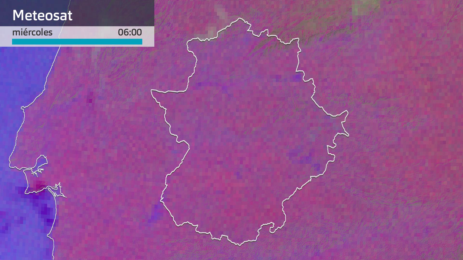Imagen del Meteosat miércoles 26 de noviembre 6 h.