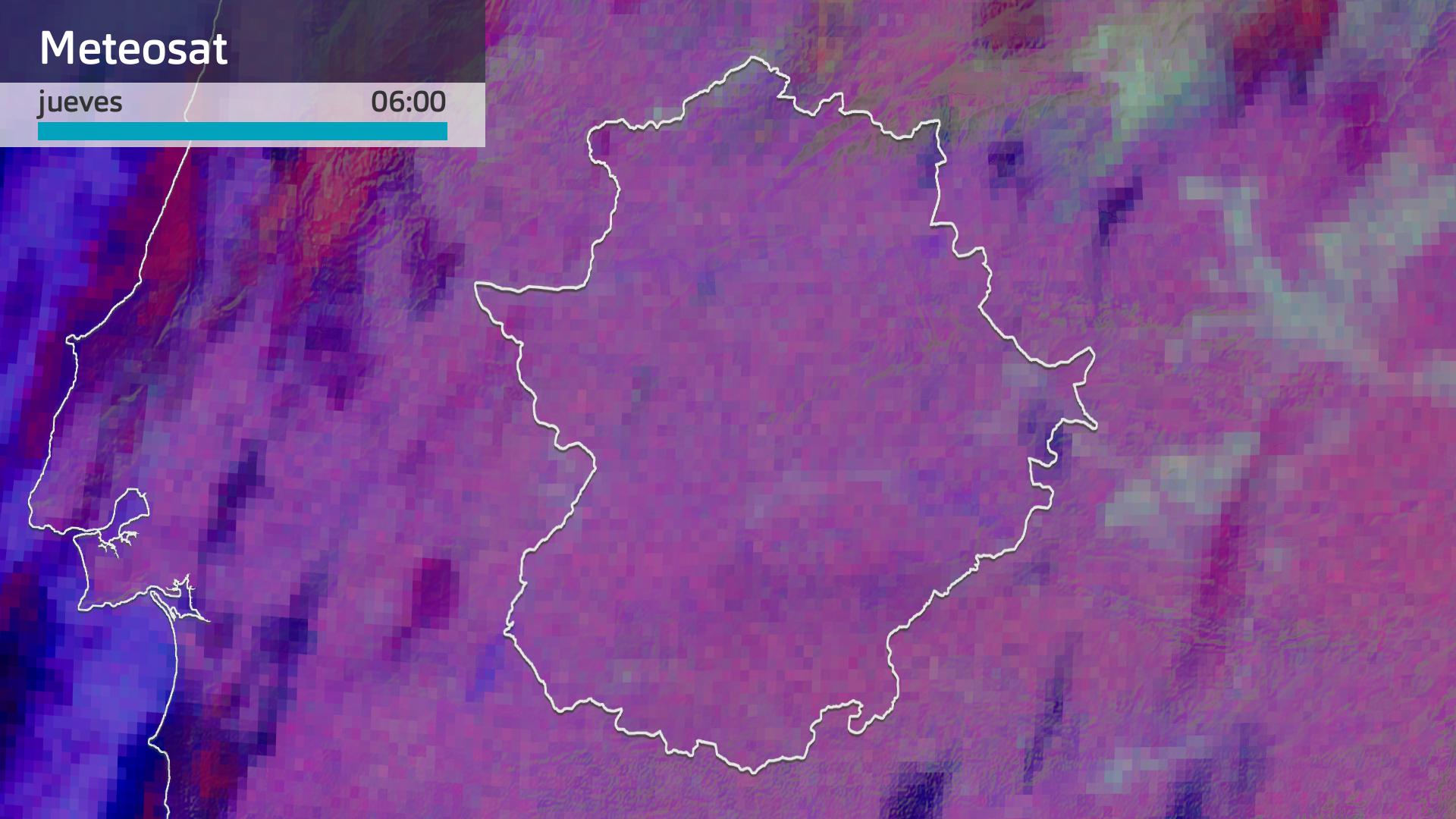 Imagen del Meteosat jueves 18 de diciembre 6 h.