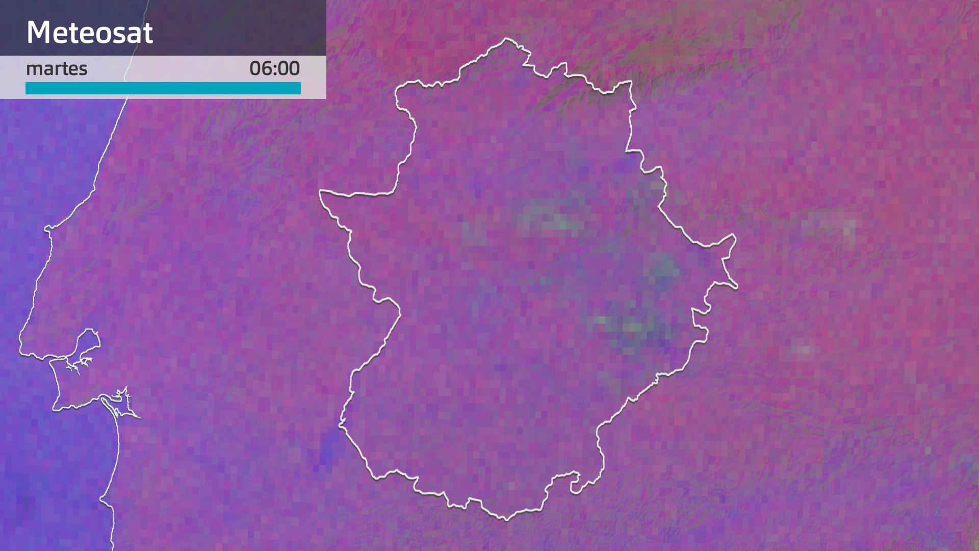Imagen del Meteosat martes 24 de marzo 6 h.