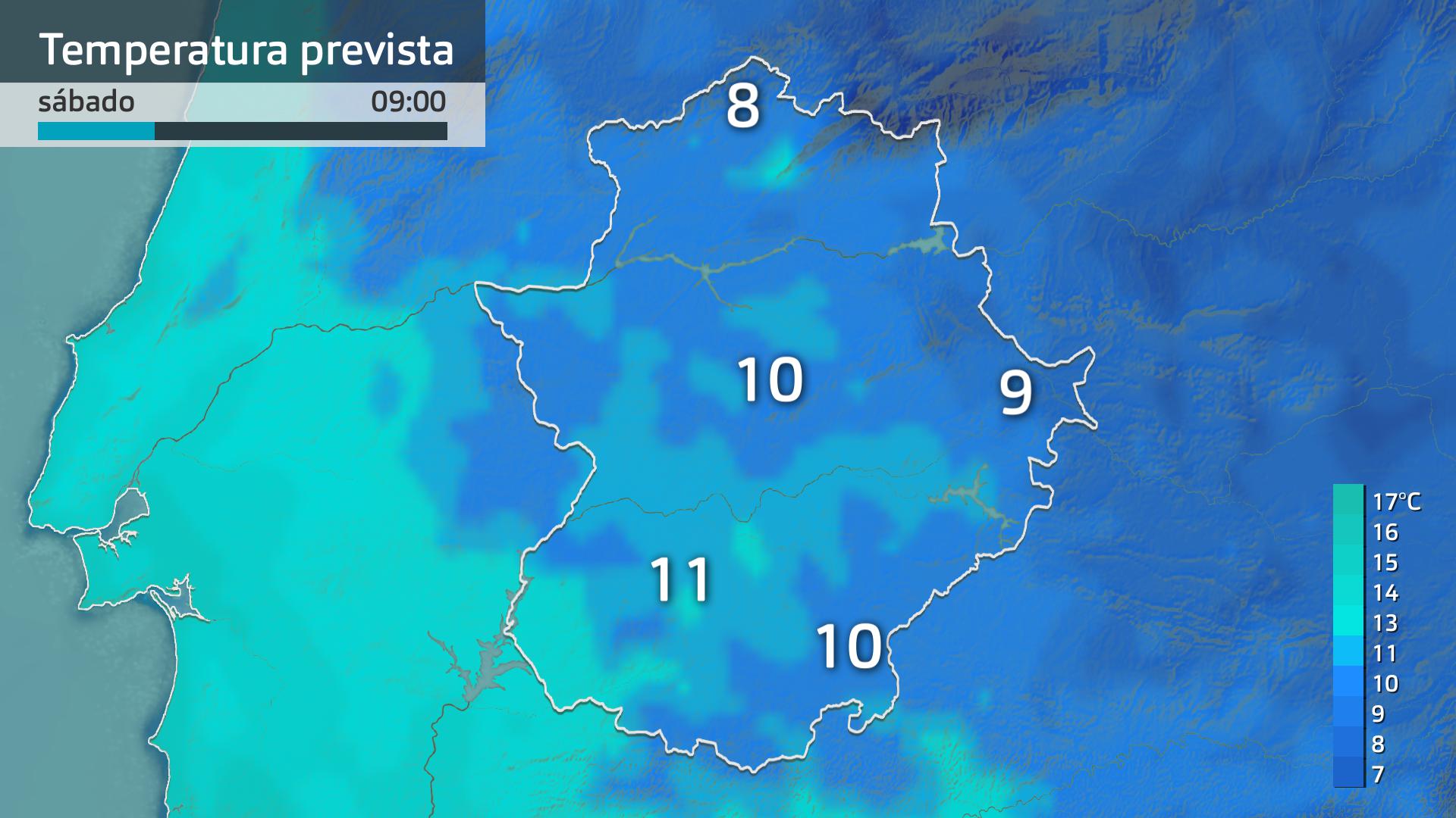 Temperatura mínima prevista
