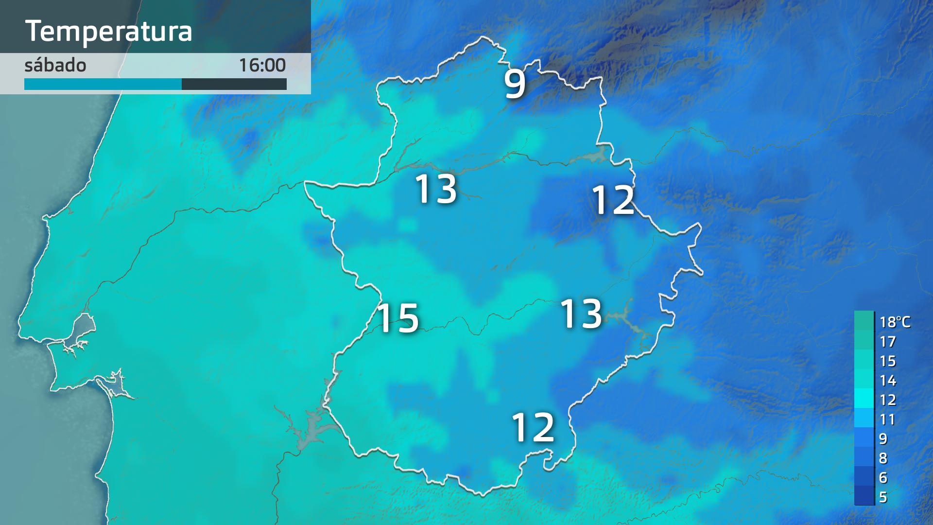 Temperatura máxima prevista