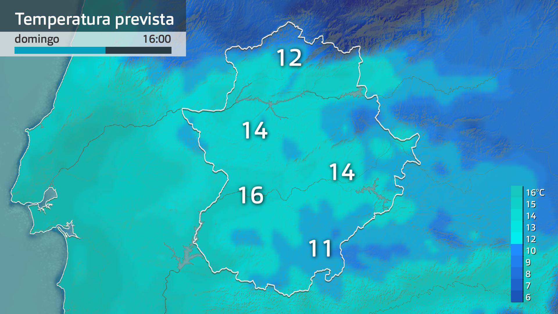 Temperatura máxima prevista